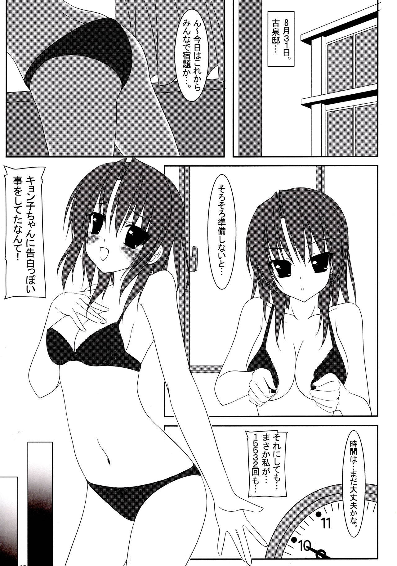 (C77) [MaHoLa (Tomosuke)] 15532+1 (Suzumiya Haruhi no Yuuutsu)