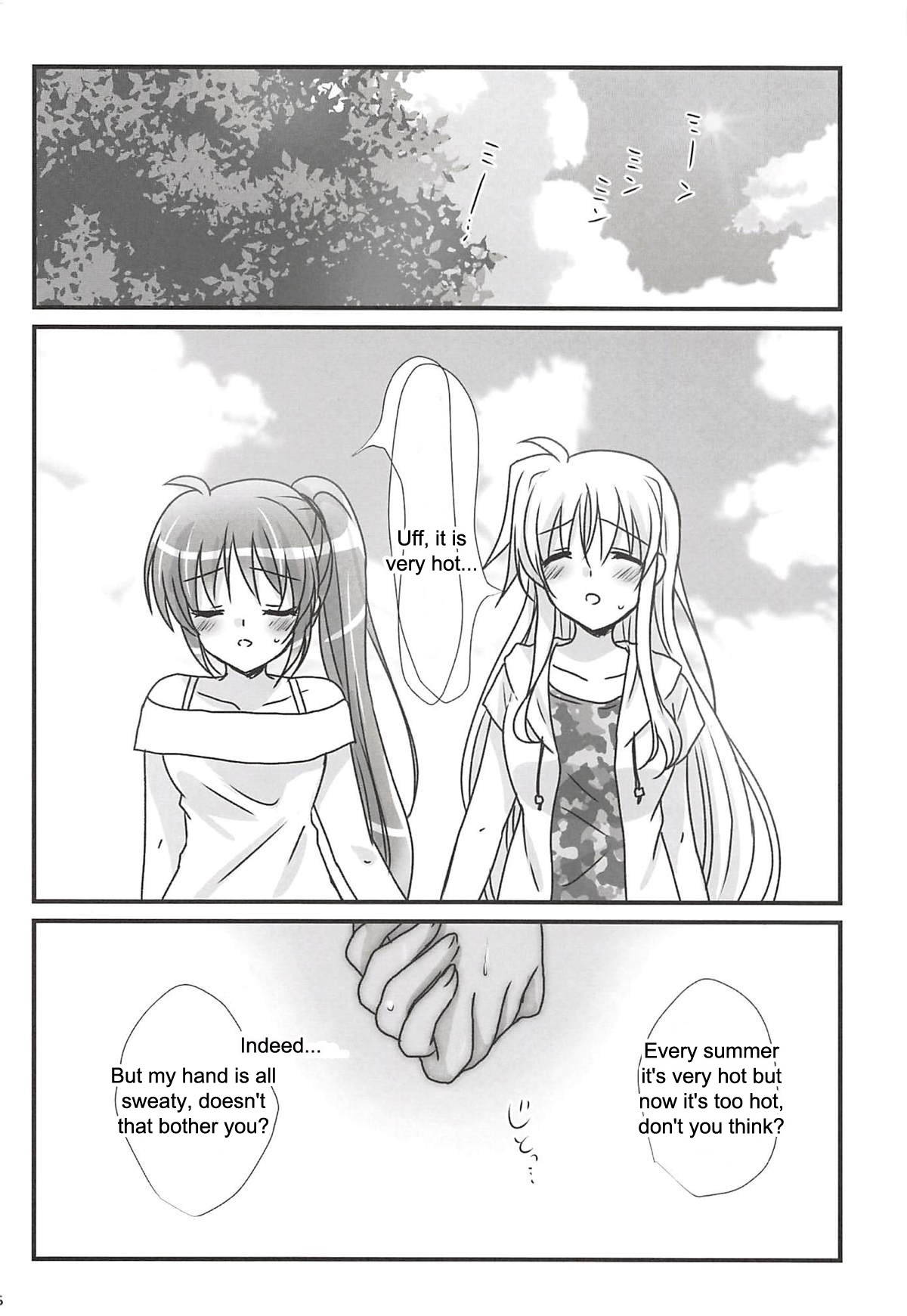 (C94) [Ameiro (Nanashiki)] Natsudoke (Mahou Shoujo Lyrical Nanoha) [English] [Started The Breaker + NanoFate]