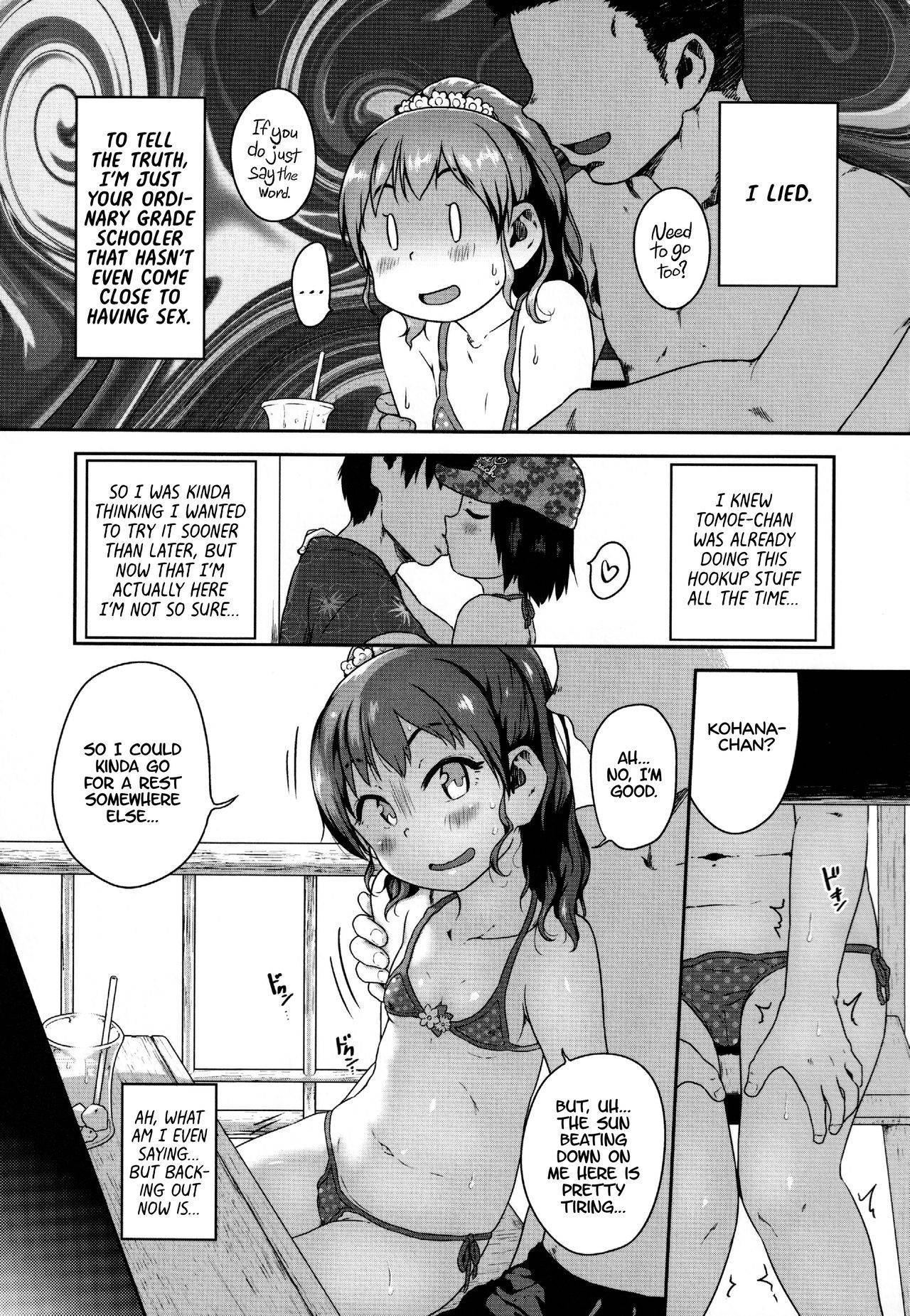 [Chiguchi Miri] This Lil' Slut Might Really Be a Lie + Or She Could Really Be a Loli Slut. (Ikenai Koto kamo...) [English] [Learn JP With H]