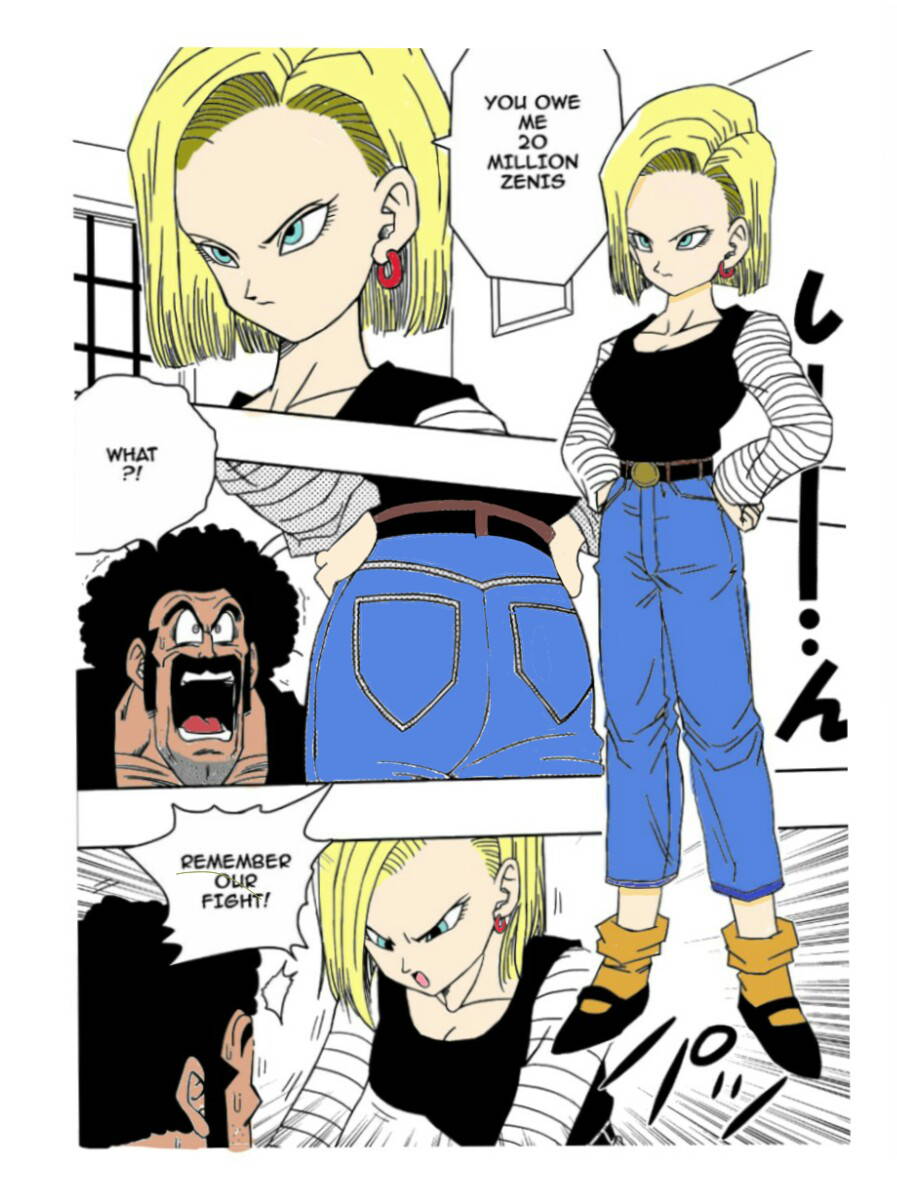 [Yamamoto] [FatalFapDactyl] 18-gou to Mister Satan!! Seiteki Sentou! | Android N18 and Mr. Satan!! Sexual Intercourse Between Fighters! (Dragon Ball Z) [English] [Colorized]