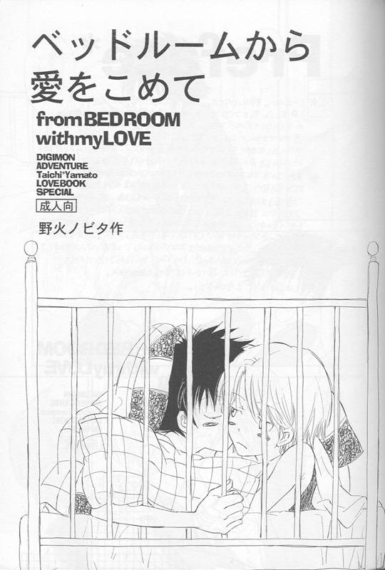 [Gekkou Touzoku (Nobi Nobita)] Bedroom kara Ai o Komete (Digimon Adventure 02) [English}