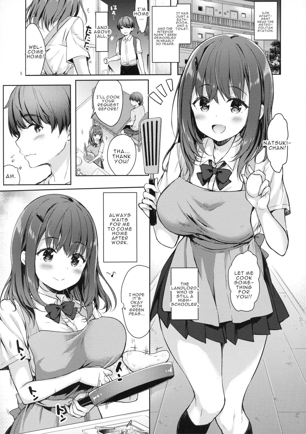 (C94) [moco chouchou (Hisama Kumako)] Sansyoku BABUMI tsuki Ooya San (JK) [English] [Confidential TL]