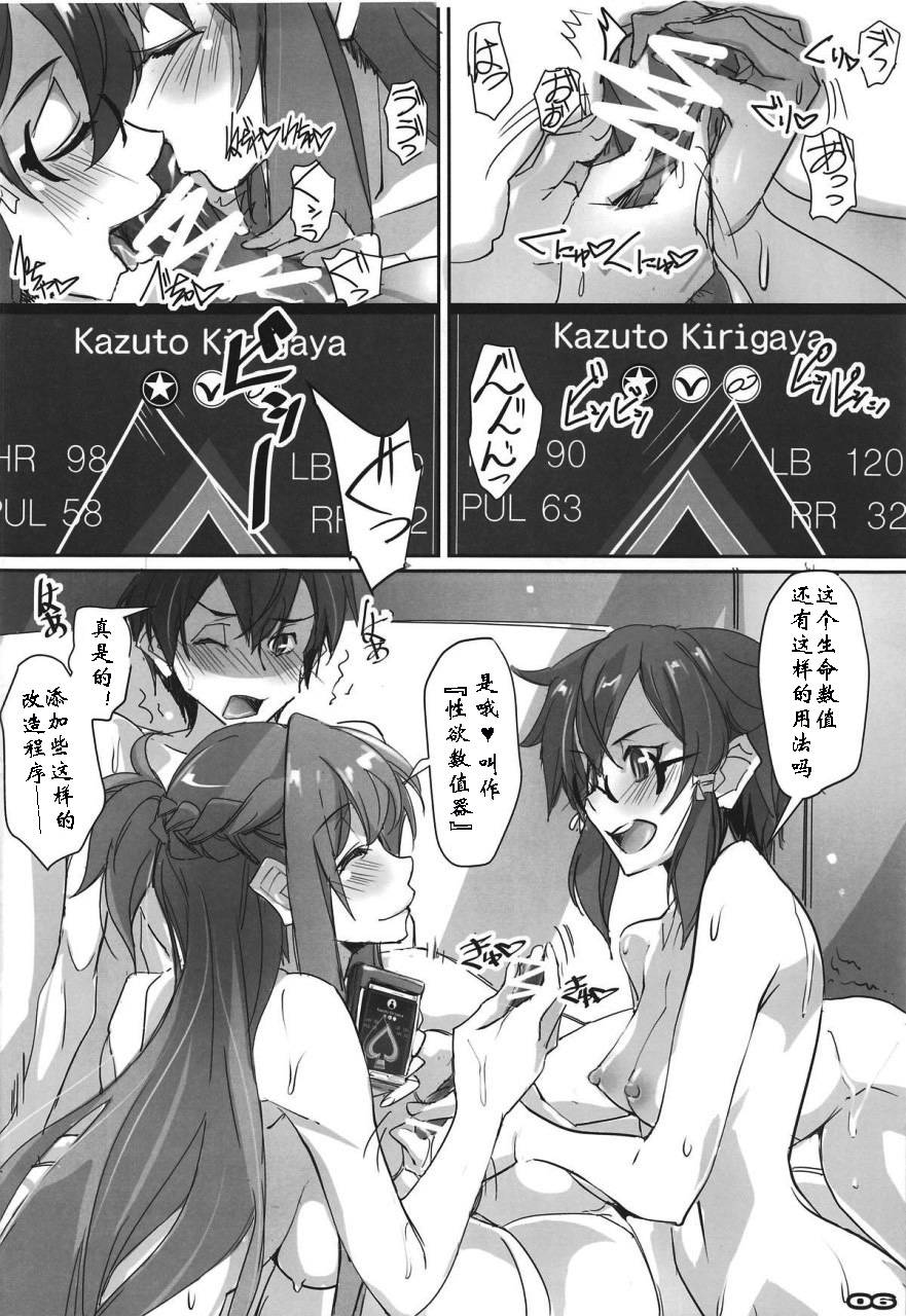 (C95) [RYU-SEKI-DO (Nagare Hyo-go)] LS Monitor (Sword Art Online) [Chinese] [爱弹幕汉化组]