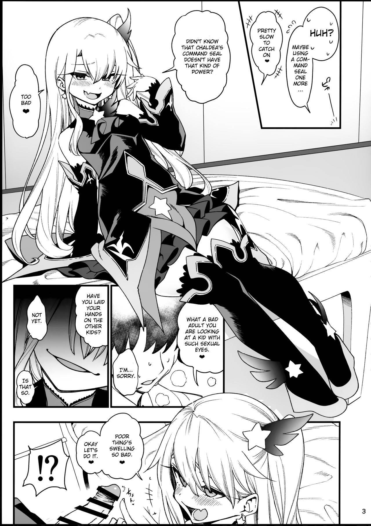 (AkihabaraDoujinsai 1) [Ranshi to Kimi to. (santa)] Mesugaki Testament Form-chan o Wakarasetai (Fate/Grand Order) [English] [ZERO-VOID]