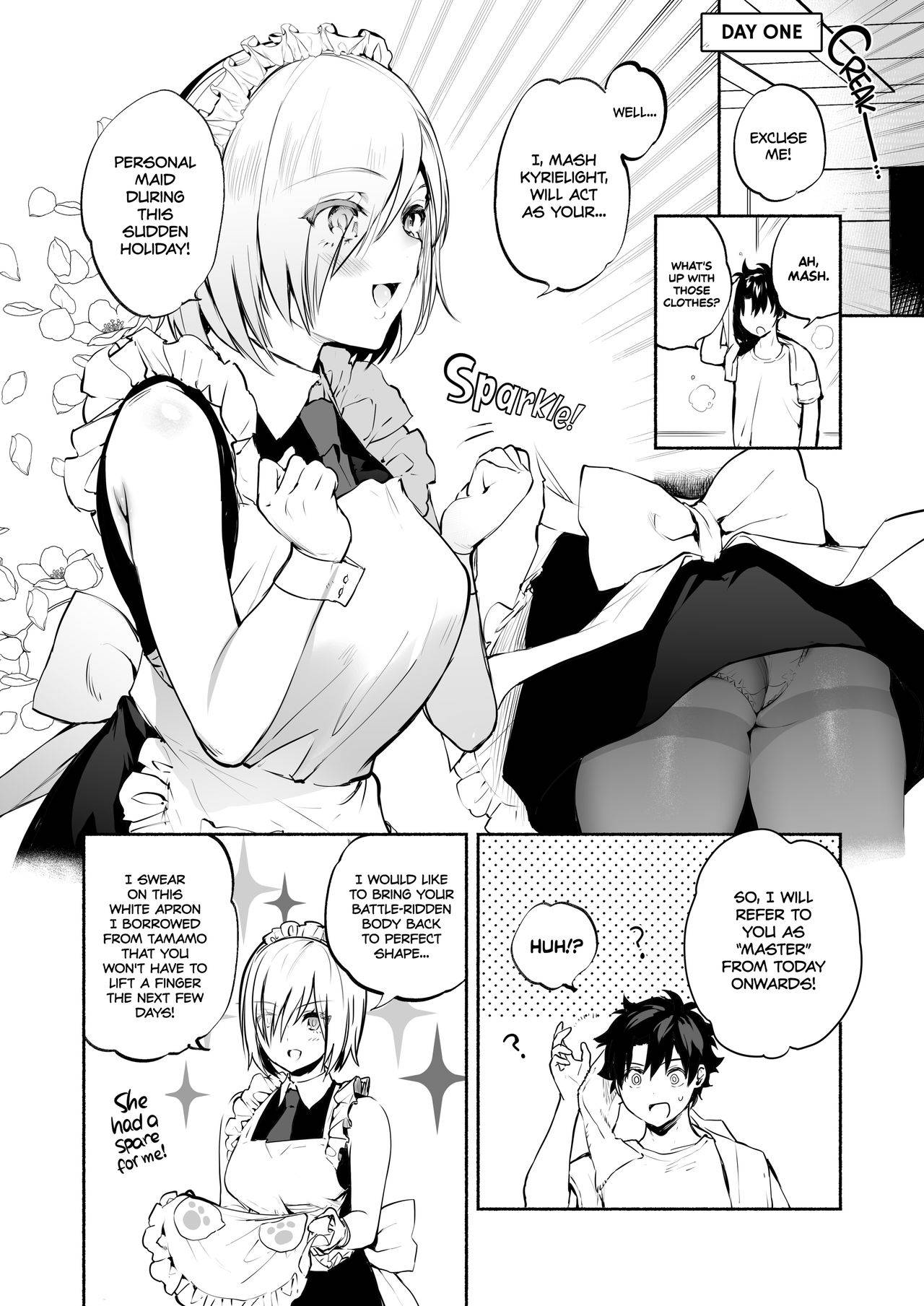 [Yuzuya (Yuzuha)] Kouhai Maid ga Osewa o Shite Kureru You desu | My Kouhai Maid is Looking After Me (Fate/Grand Order) [English] {2d-market.com} [Decensored] [Digital]