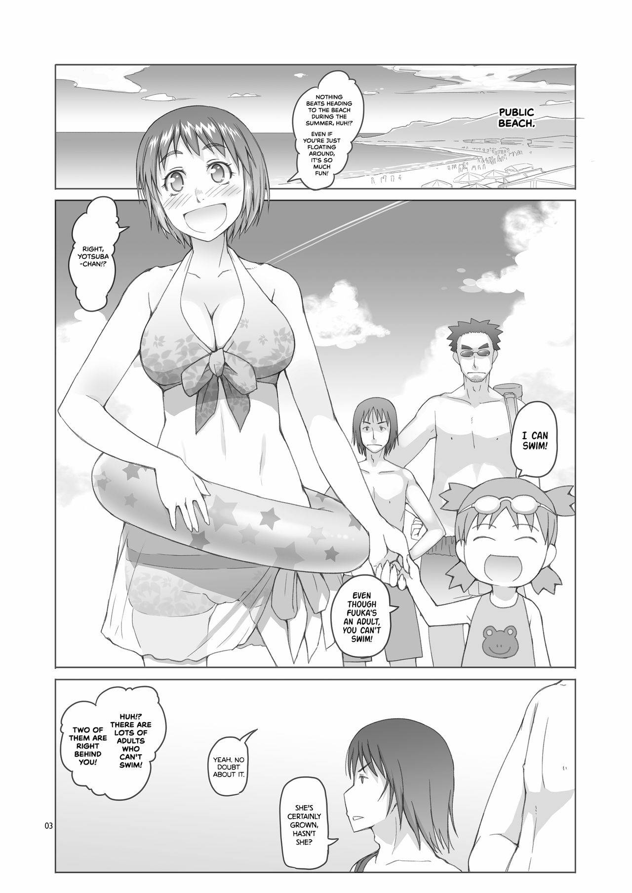 [Asaki Blog Branch Office (Asaki Takayuki)] Fuuka-chan Natsu Nikki | Fuuka-chan's Summer Diary (Yotsubato!) [English] {2d-market.com} [Decensored] [Digital]