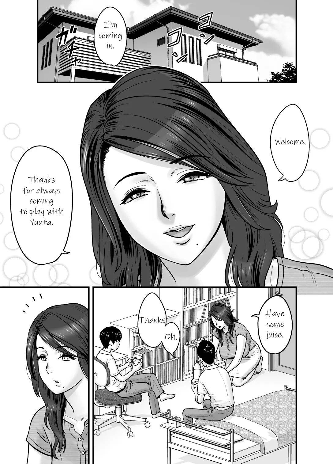 [Re-Fire (Tatsunami Youtoku)] Hitozuma de Mama de Hatsukano | My First Girlfriend is a Housewife and my Mom [English]