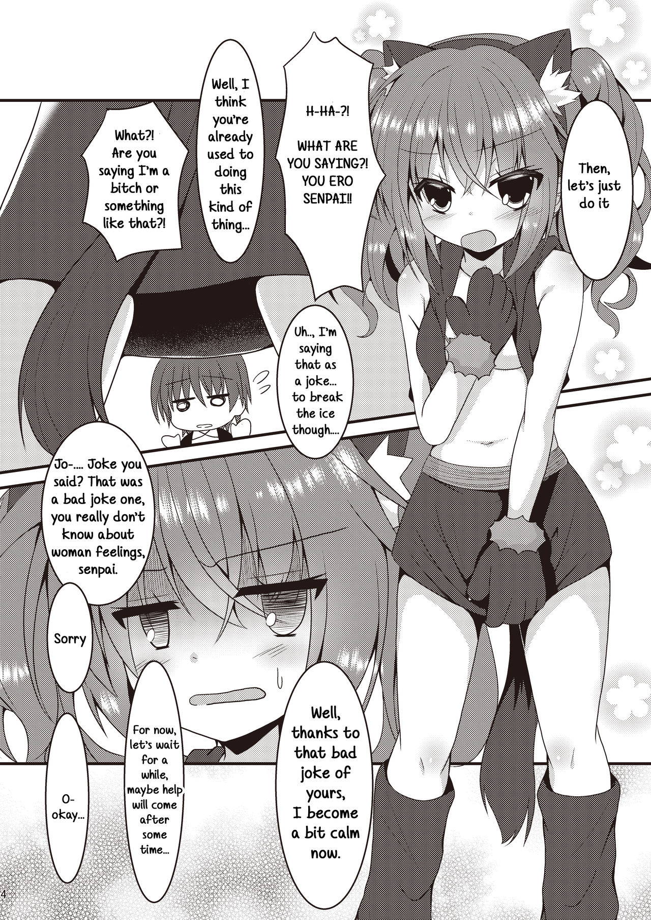 (C97) [Neko Daifuku (Nekono Shiro)] Halloween no Ato Sugu ni, Senpai to SEX Shinaito Derarenai Heya ni Tojikomerareta Ken Nandesukedo!? (Sanoba Witch) [English] [Alyssum Translation]