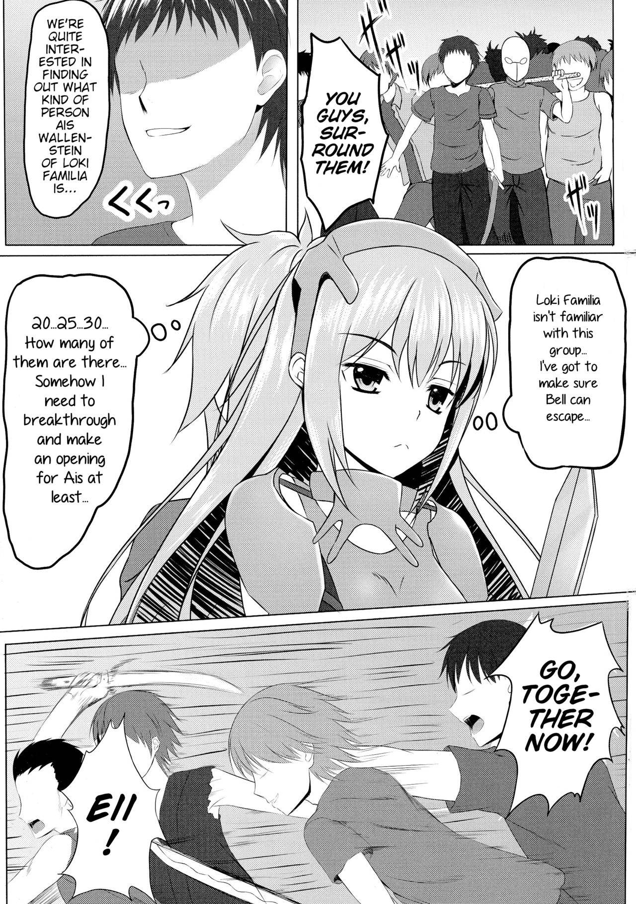 (COMIC1☆9) [Akanagi (Aikawa Tatsuki)] Dungeon de Aiz Wallenstein o Osou no wa Machigatteiru Darou ka | Is it wrong to attack Ais Wallenstein in the dungeon? (Dungeon ni Deai o Motomeru no wa Machigatteiru Darou ka) [English] [animefan71109]