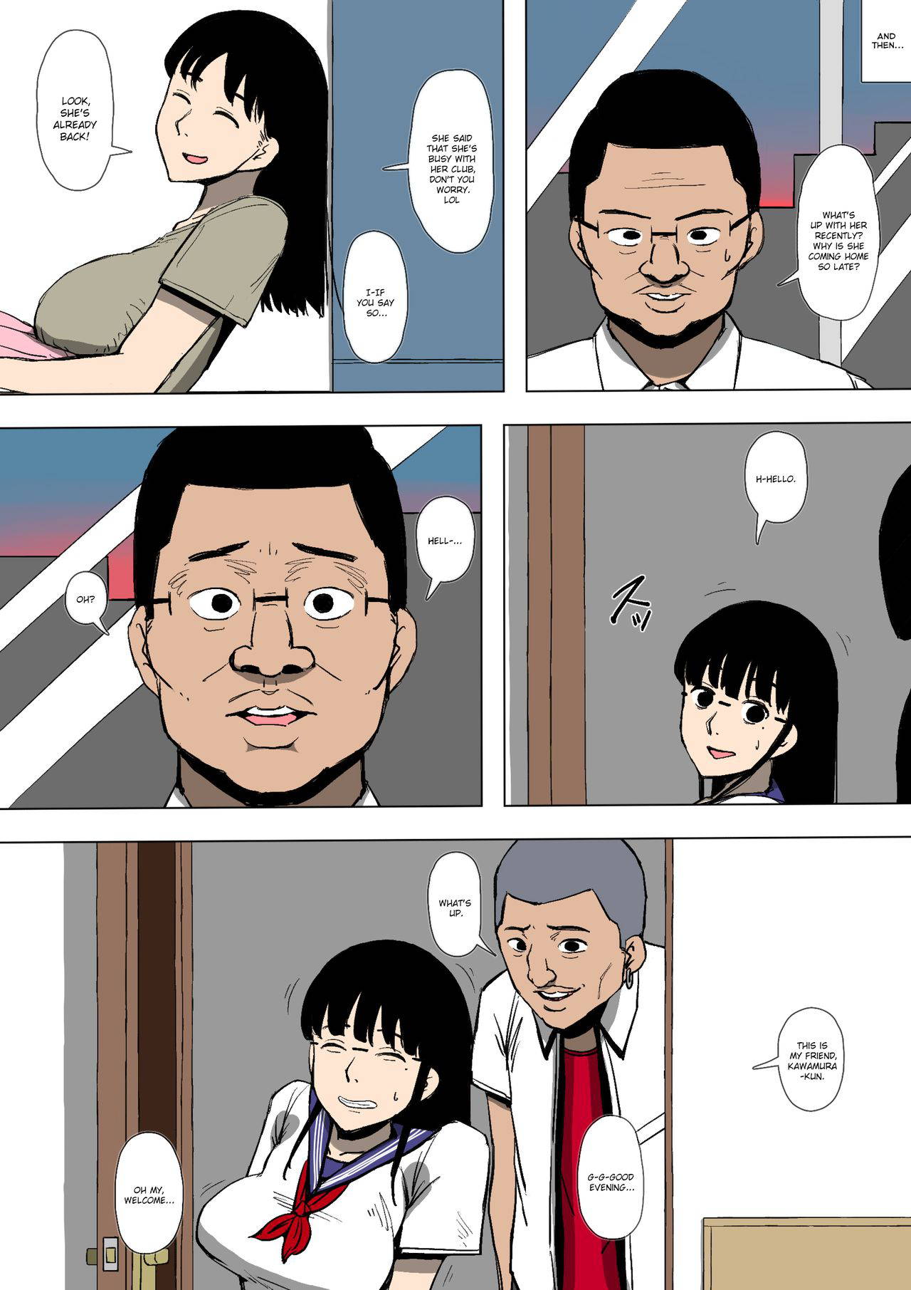 [Doujin Mukashibanashi] Musume ga Furyou ni Otosareteita | My Daughter was Corrupted by a Delinquent [English][QuarantineScans]