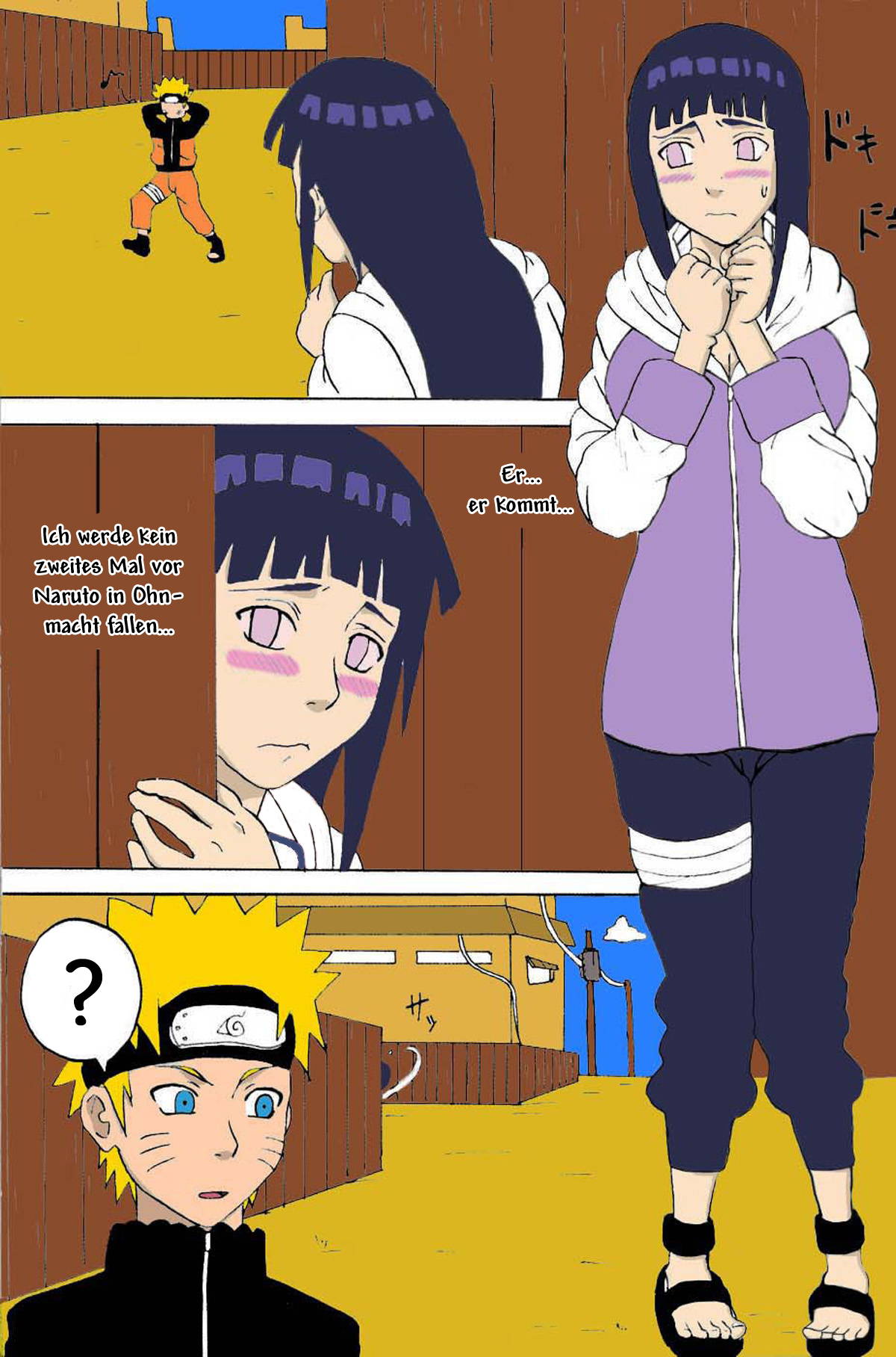 (SC36) [Naruho-dou (Naruhodo)] Hinata Ganbaru! | Hinata Fight! (Naruto) [German] [Colorized]