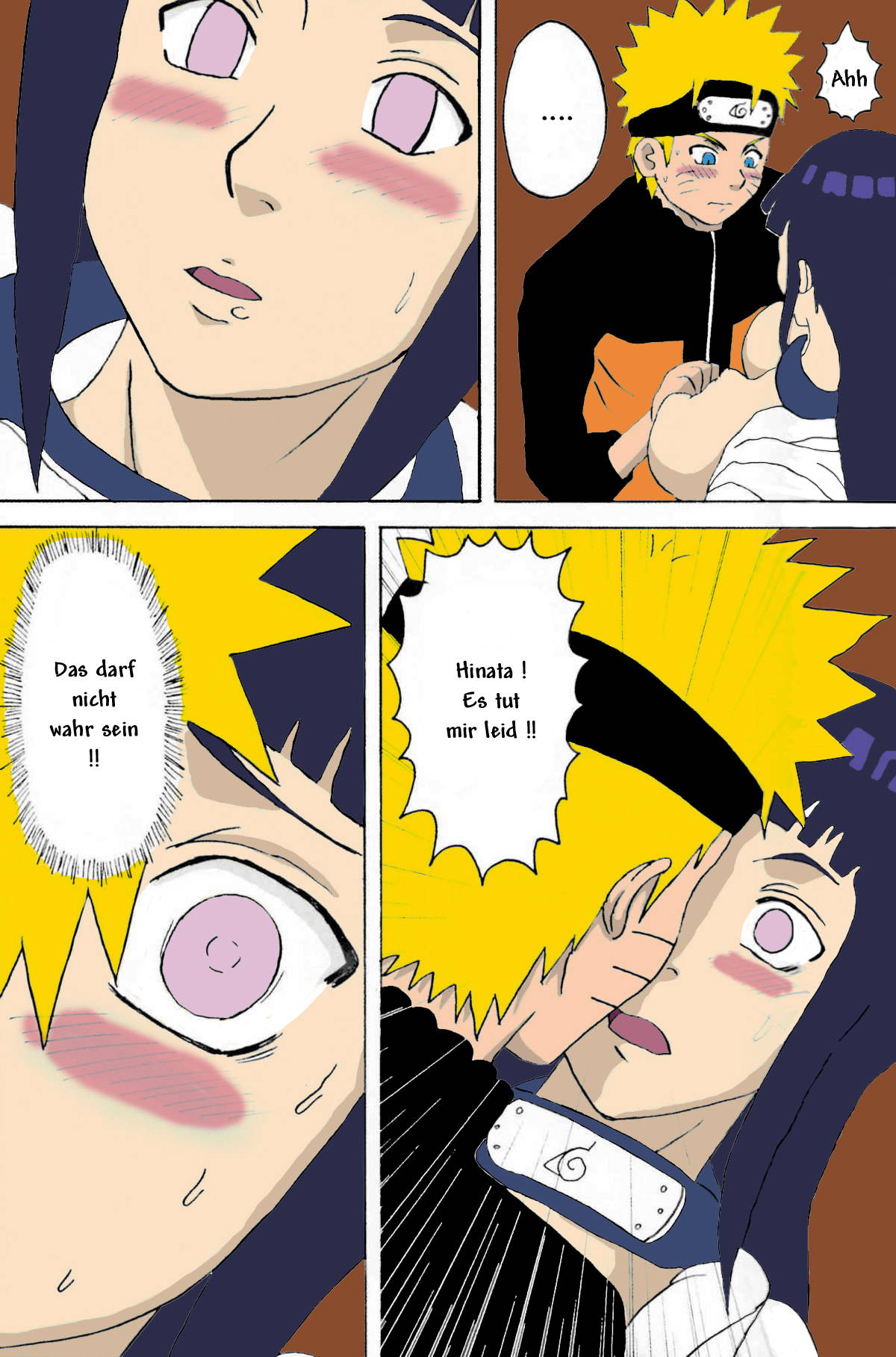 (SC36) [Naruho-dou (Naruhodo)] Hinata Ganbaru! | Hinata Fight! (Naruto) [German] [Colorized]