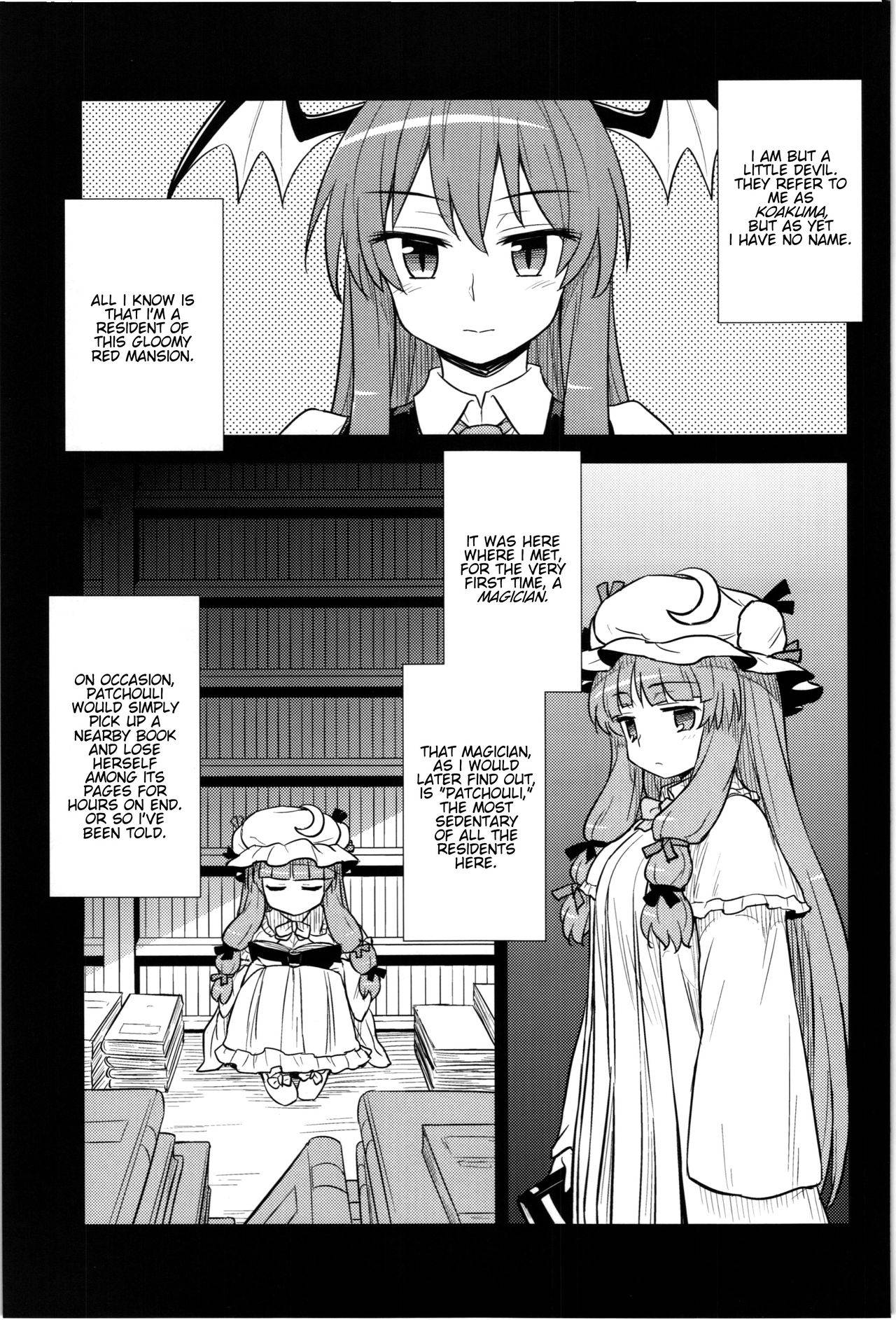 (C88) [110-GROOVE (Itou Yuuji)] Koakuma no Patchouli Kansatsuki (Touhou Project) [English]