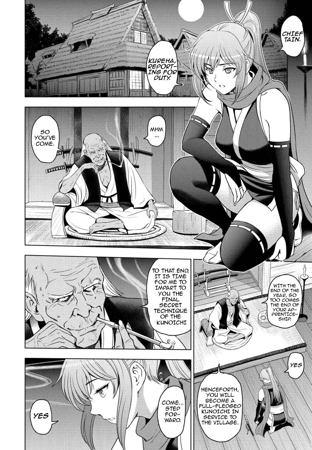 [Sena Youtarou] Nettori Netorare Ch. 7 -Kunoichi Kureha no Baai- [English] [Apricot]