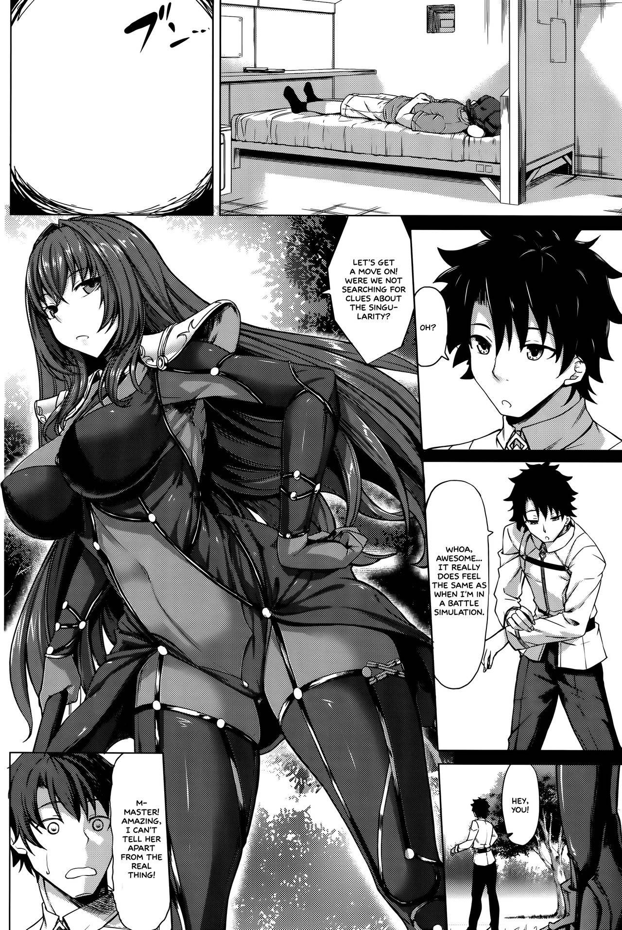 (C95) [Nanakorobi Yaoki (kinntarou)] Scathach Zanmai (Fate/Grand Order) [English] =White Symphony=