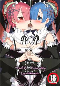 (C91) [Low Thrust (Tsunagami)] Twin Candy (Re:Zero kara Hajimeru Isekai Seikatsu) [English] {Doujins.com}