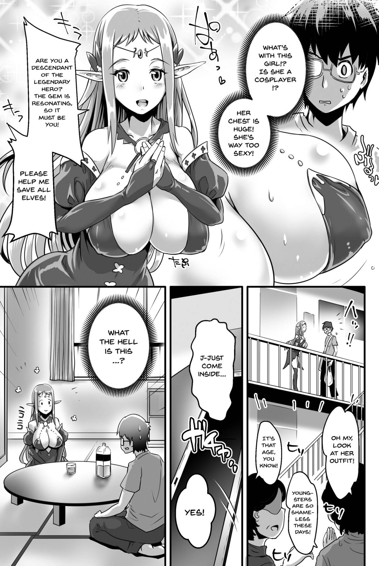 [Yuki no Kesshou (Lewis McLaren)] Kyonyuu Elf Hime Sofina ga Kita | Here Comes the Big Breasted Elf Princess Sofina [English] [Mintvoid / Lance]