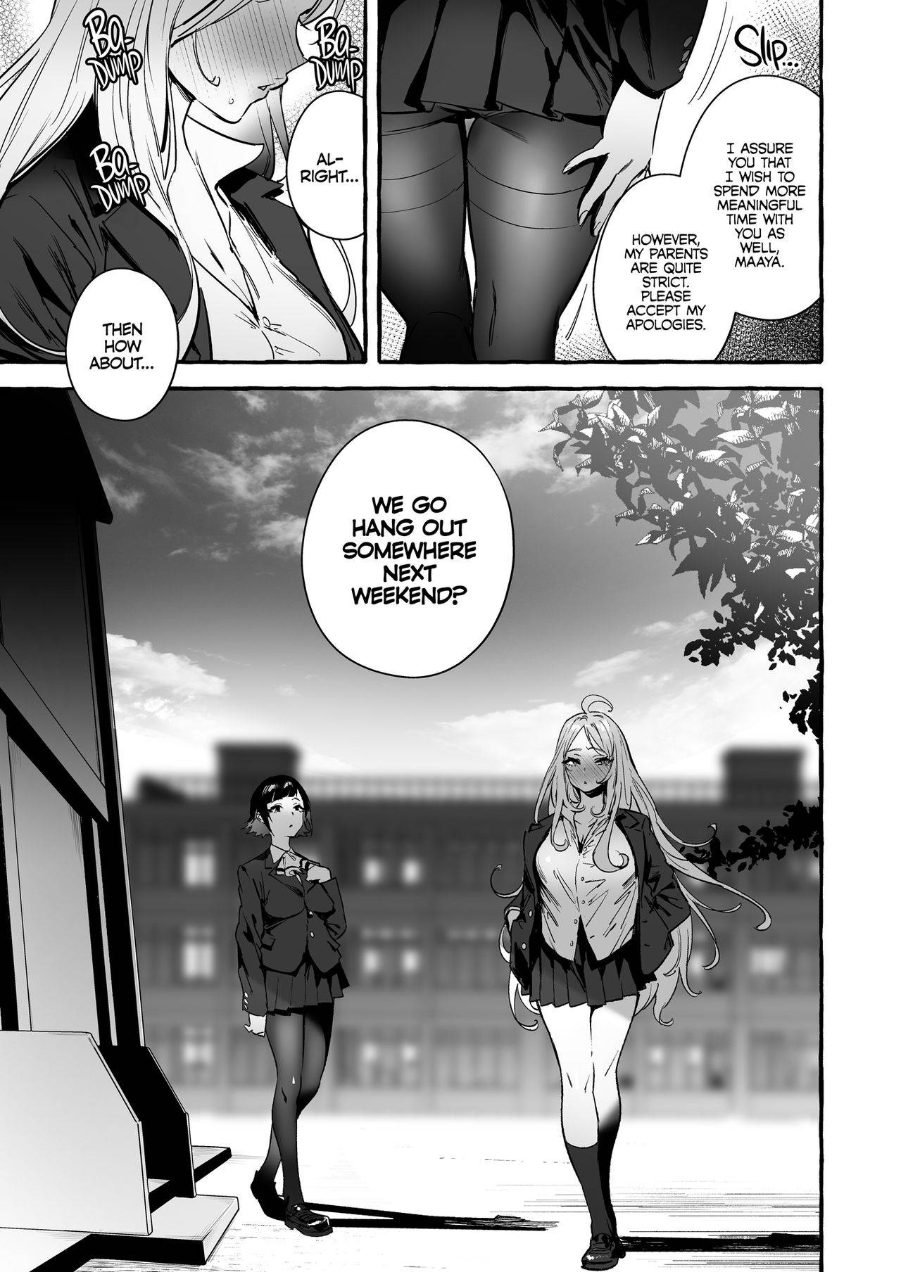 [Hibon (Itami)] Futanari-san to Nonke-san♀Hatsu Date Hen | Straight Girl Meets Futa: The First Date [English] [2d-market.com] [Decensored] [Digital]