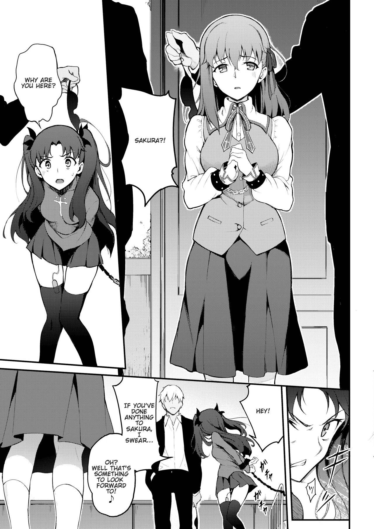 [Kyockchokyock (Kyockcho)] Tohsaka Shimai Ryoujoku | Subjected Tohsaka Sisters (Fate/stay night) [English] [Gondis] [Digital]