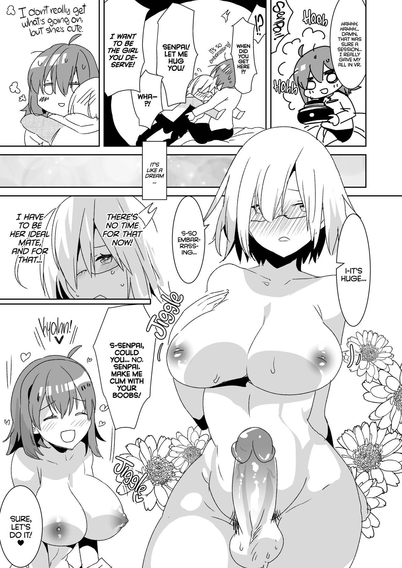 [Aimaitei (Aimaitei Umami)] Senpai, VR yori Motto Kimochi Ii Futanari Nama Ecchi Shimasen ka? (Fate/Grand Order) [English] [2d-market.com] [Decensored] [Digital]