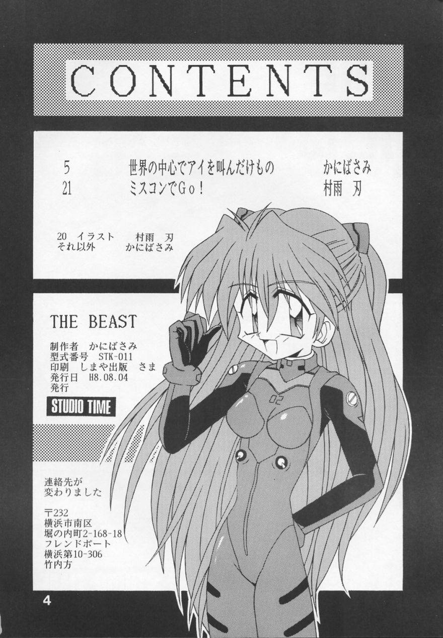 (C50) [STUDIO TIME (Kanibasami, Murasame Ha)] THE BEAST (Neon Genesis Evangelion)