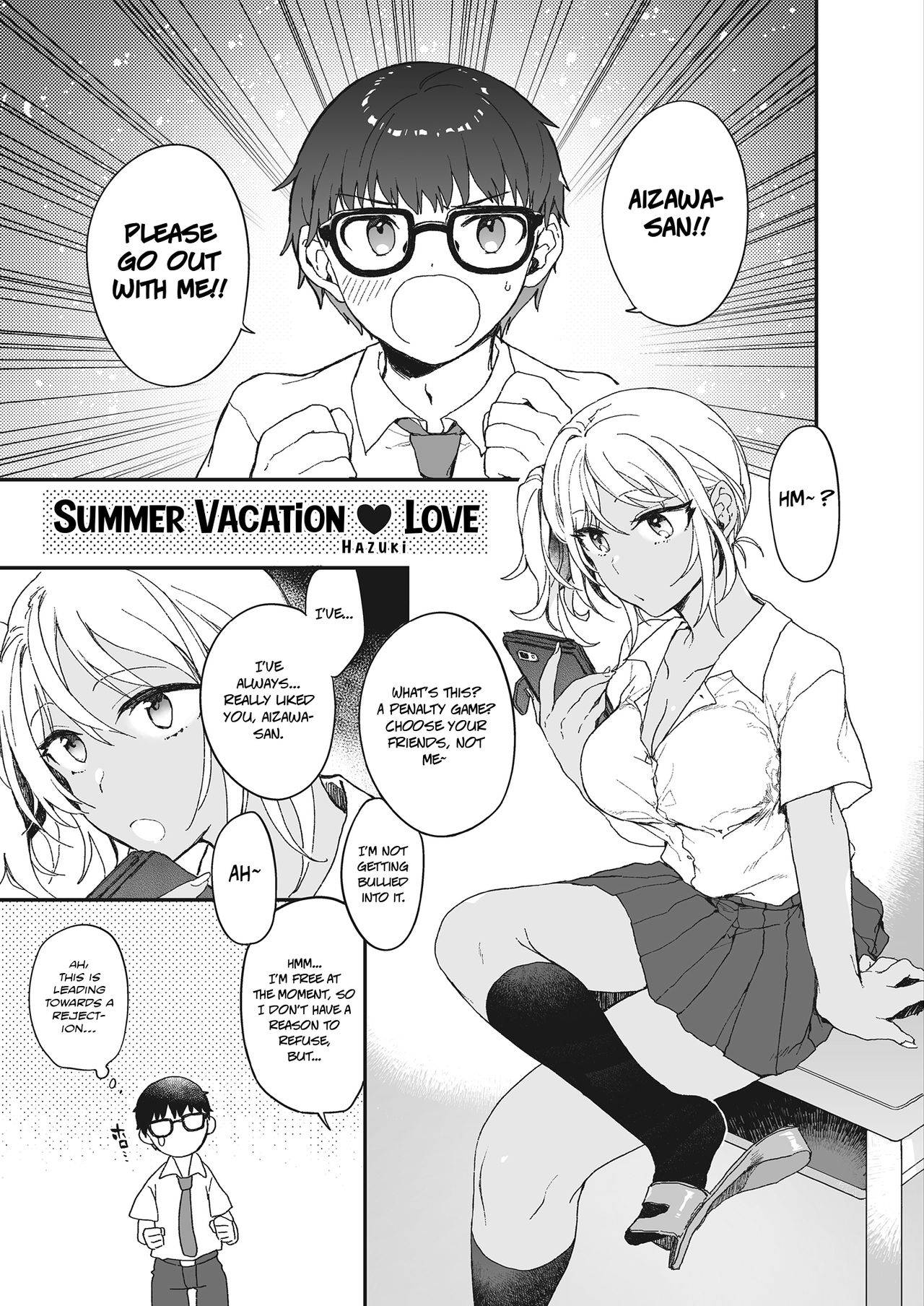 [Hazuki] Summer Vacation Love (3150 Echi Echi Gal Joint) [English] [Nisor] [Digital]