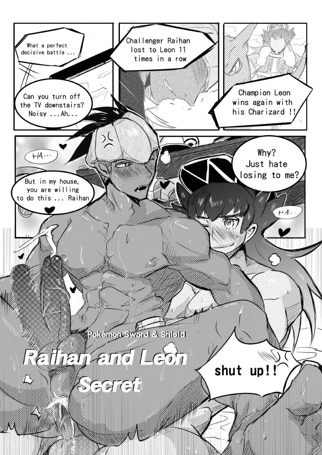 [Hai manga] Raihan and Leon Secret (Pokémon Sword and Shield) [English] [Digital]