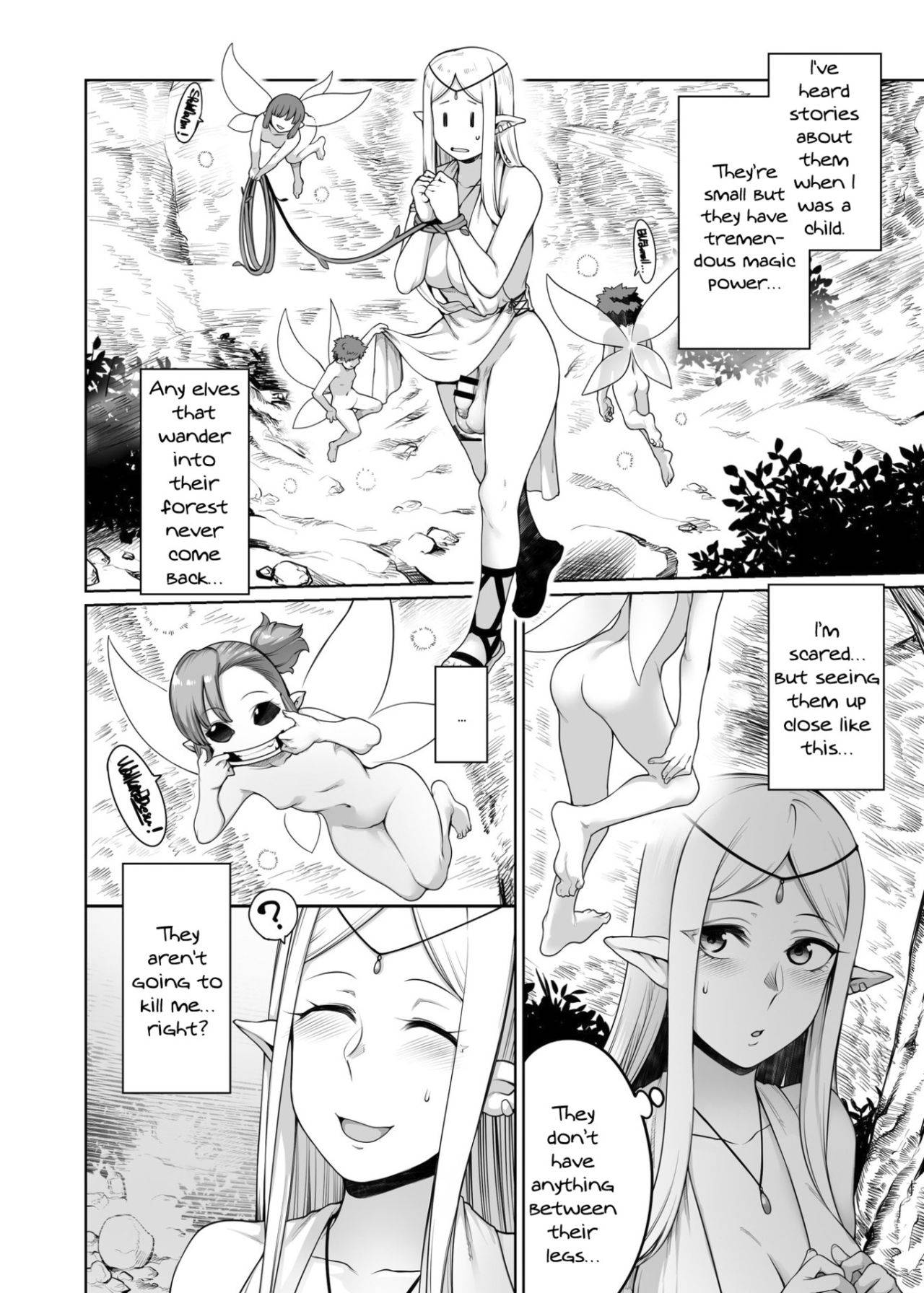 [Torano Ori (Toritora)] Futanari Elf to Yousei no Mori | Futanari Elf in the Fairy Forest [English] {Doujins.com} [Digital]