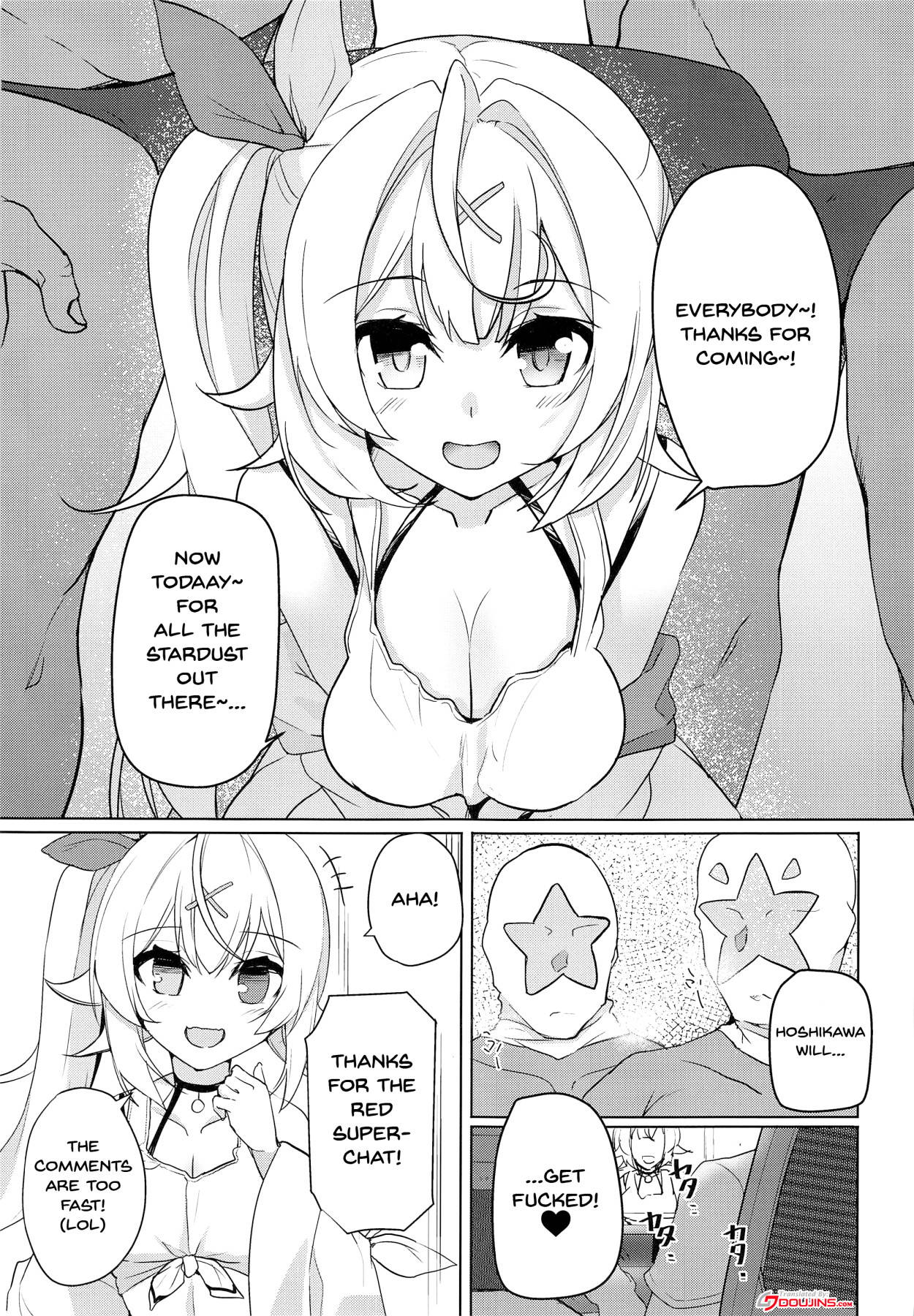 (SC2020 Summer) [Faker's Manual (Rindoh)] Hoshitori | Hoshi Fucking (Hoshikawa Sara) [English] {Doujins.com}