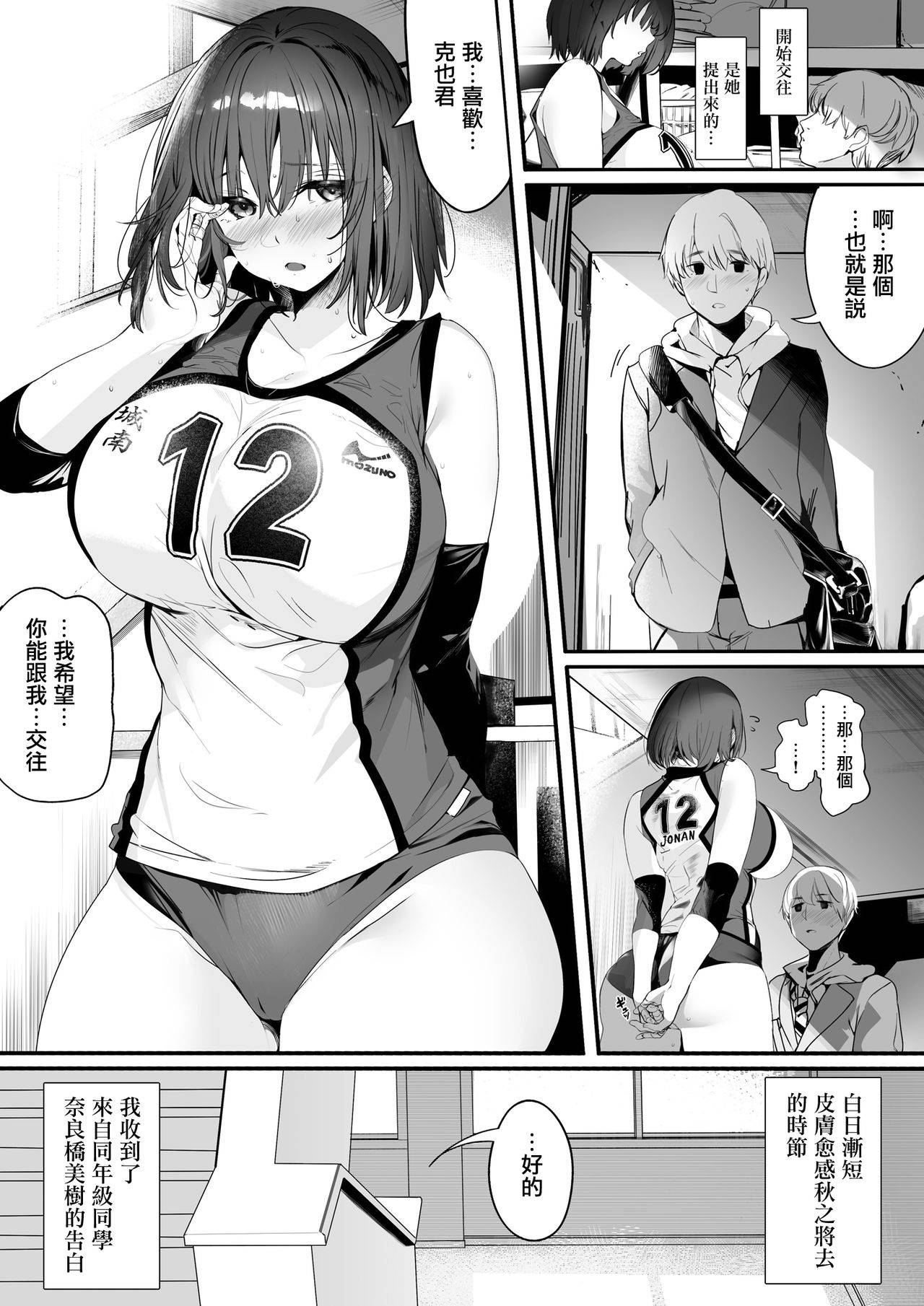 [Kansai Gyogyou Kyoudou Kumiai (Marushin)] Koushinchou Volley-bu no Seisokei Kanojo ga Senpai no Mono ni Natte Shimau Ichibushijuu | 排球部的高個子清純系女友變成前輩的所有物的事情始末 [Chinese] [無邪気漢化組] [Digital]