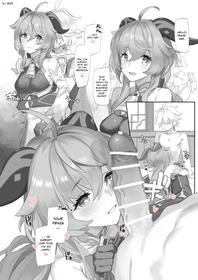 [92M] Kanu-chan ni Amaeru o Manga | Fawning on Ganyu (Genshin Impact) [English]