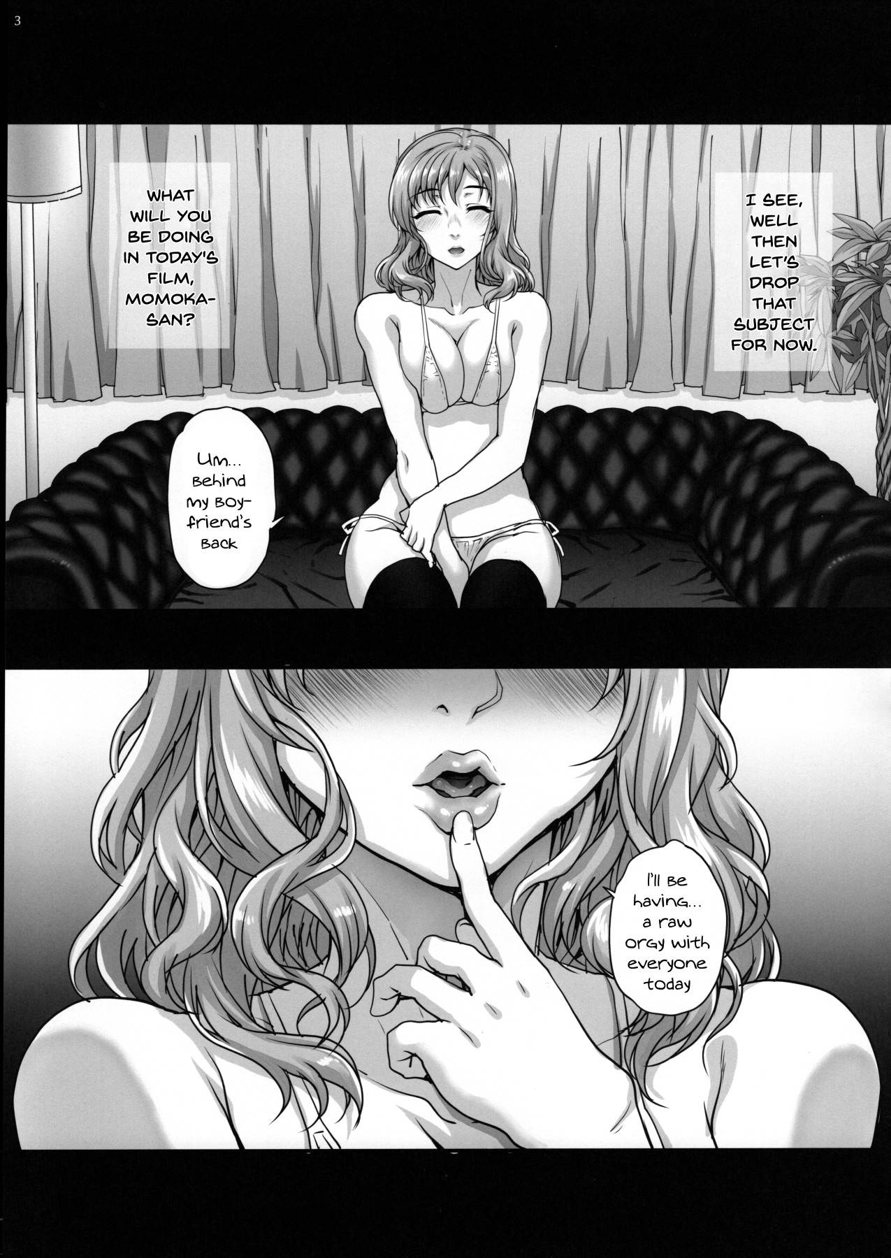 (COMIC1☆15) [Magono-Tei (Carn)] Kareshi ni Naisho de 2 Nama Rankou...Shichaimashita. | Keep This A Secret From My Boyfriend 2 - I Had... Raw Group Sex [English] {Doujins.com}