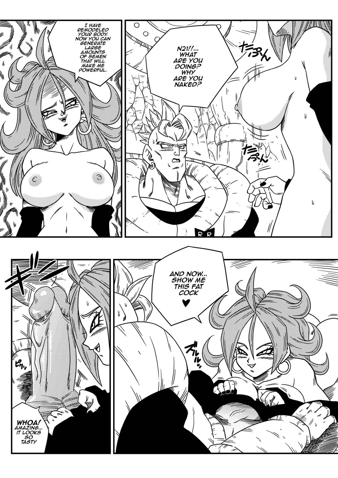 [Yamamoto] Kyonyuu Android Sekai Seiha o Netsubou!! Android 21 Shutsugen!! | Busty Android Wants to Dominate the World! (Dragon Ball FighterZ) [English] [Decensored]