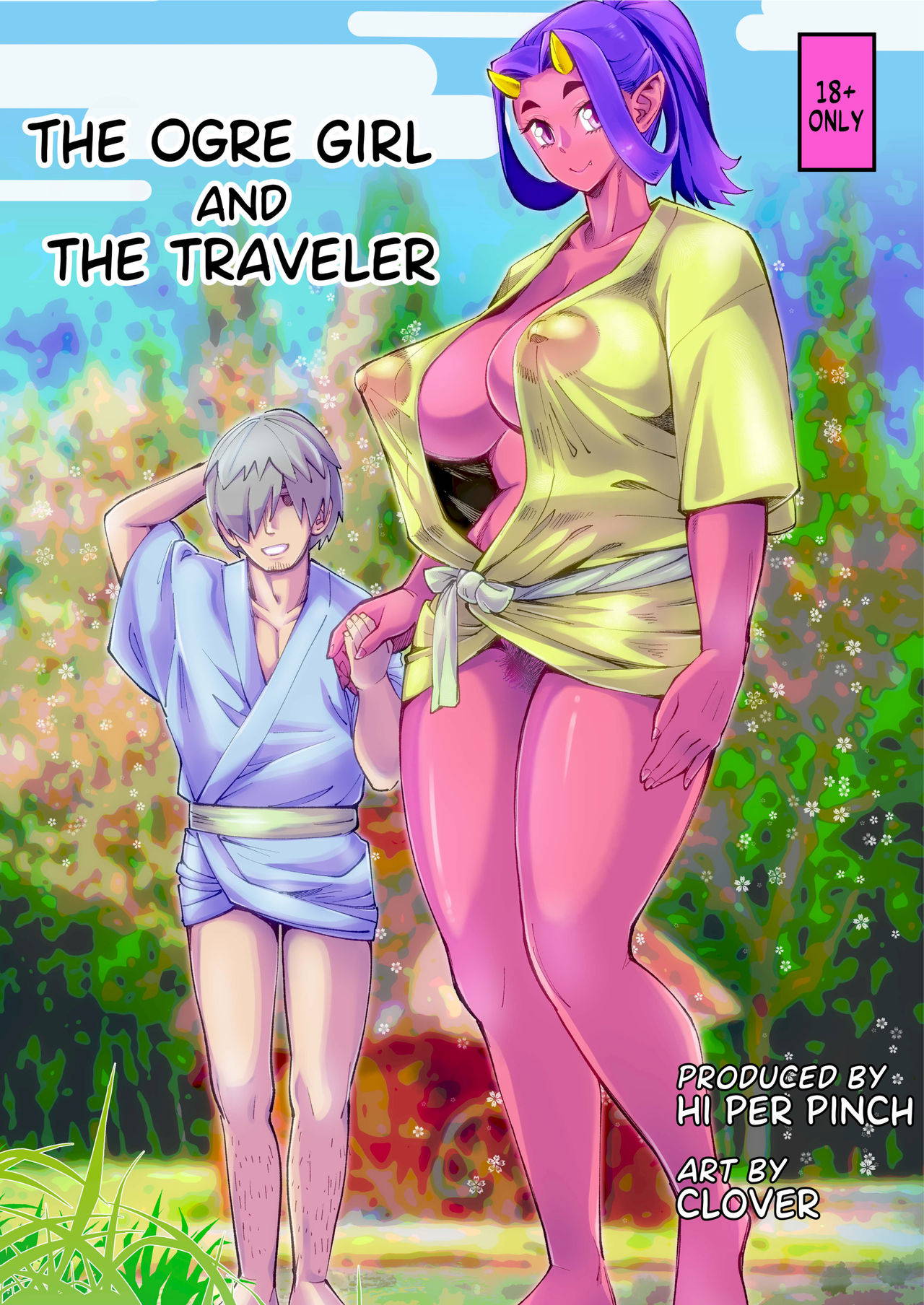 [Hi-Per Pinch (clover)] Oni Musume to Tabibito | The Ogre Girl and The Traveler [English] {FuDeORS} [Decensored] [Digital]