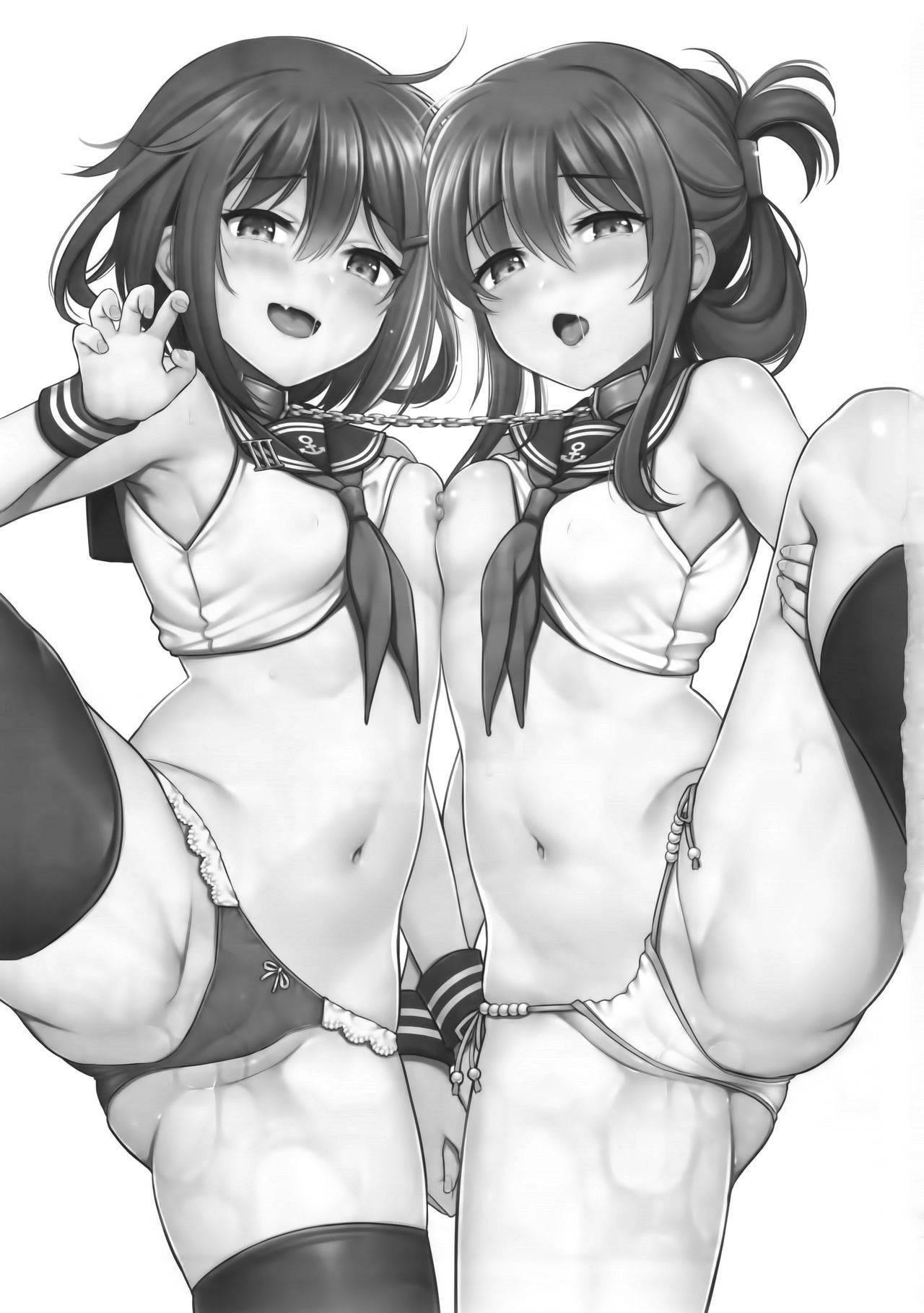 (AC2) [K+W (sasachinn)] Ikazuchi Inazuma-chan x Batsu Game (Kantai Collection -KanColle-) [Chinese] [绅士仓库汉化]