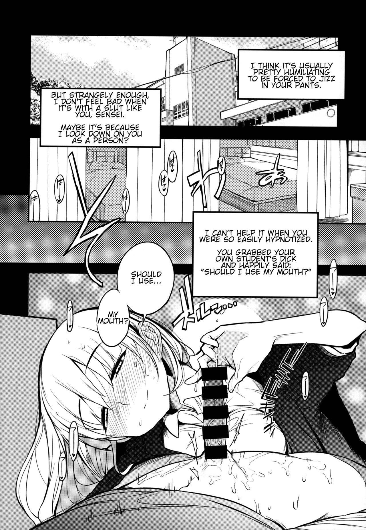 (COMITIA128) [Naitou2 (F4U)] Soku Ochi Sensei Saimin Commentary ♥ | Teacher's Instant Loss Hypnosis Commentary ♥ [English]