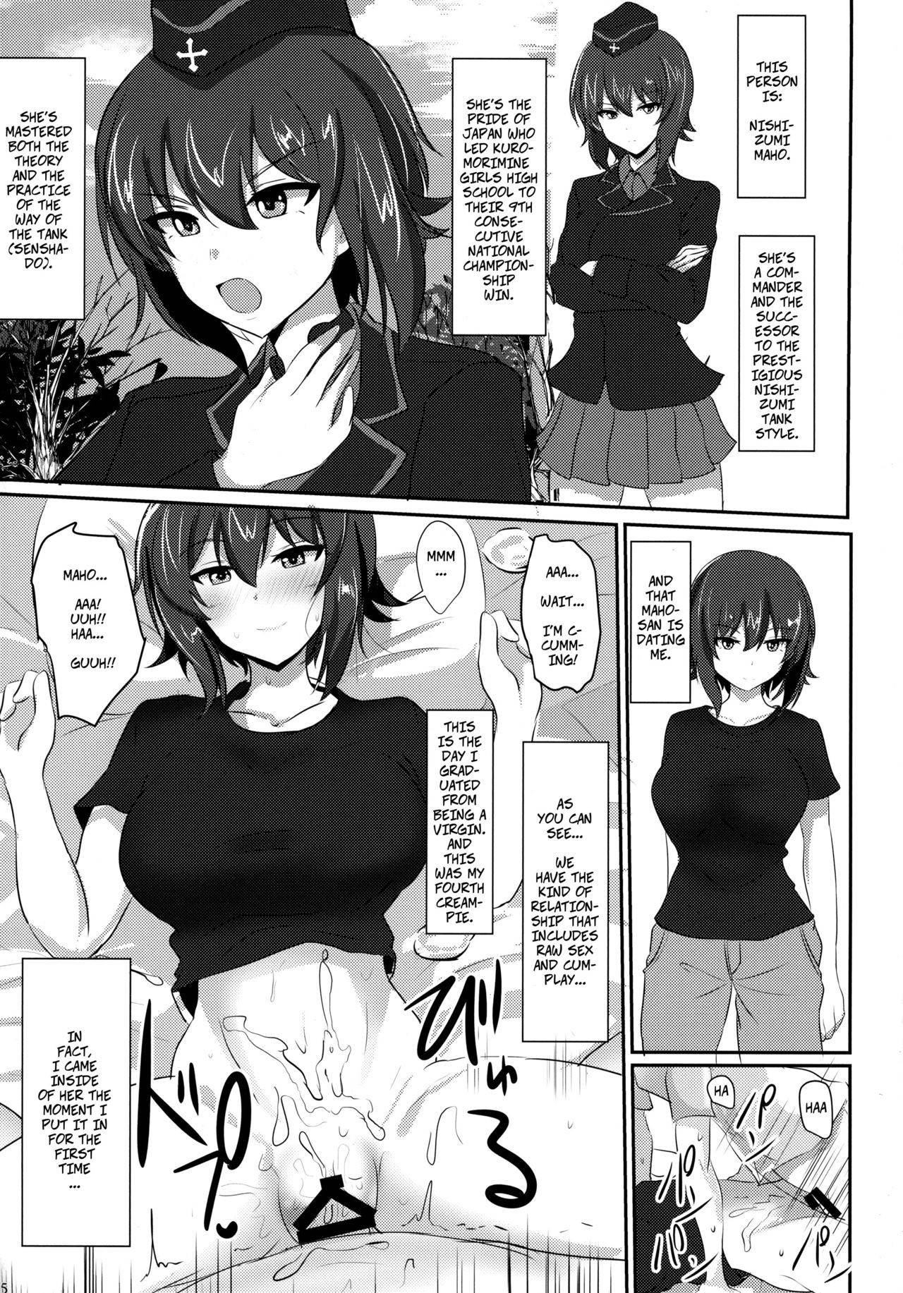 (C92) [Hakuginmokusei (Poshi)] Yasashii Maho Onee-chan | Kind Maho Onee-chan (Girls und Panzer) [English]