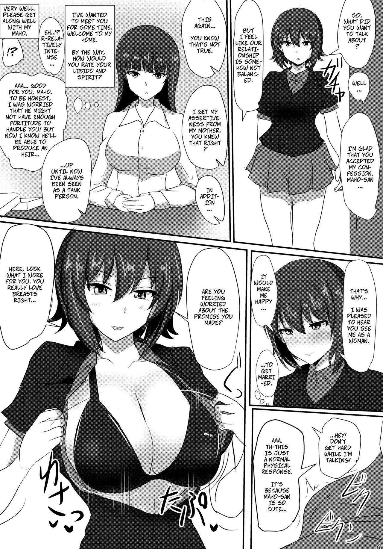 (C92) [Hakuginmokusei (Poshi)] Yasashii Maho Onee-chan | Kind Maho Onee-chan (Girls und Panzer) [English]