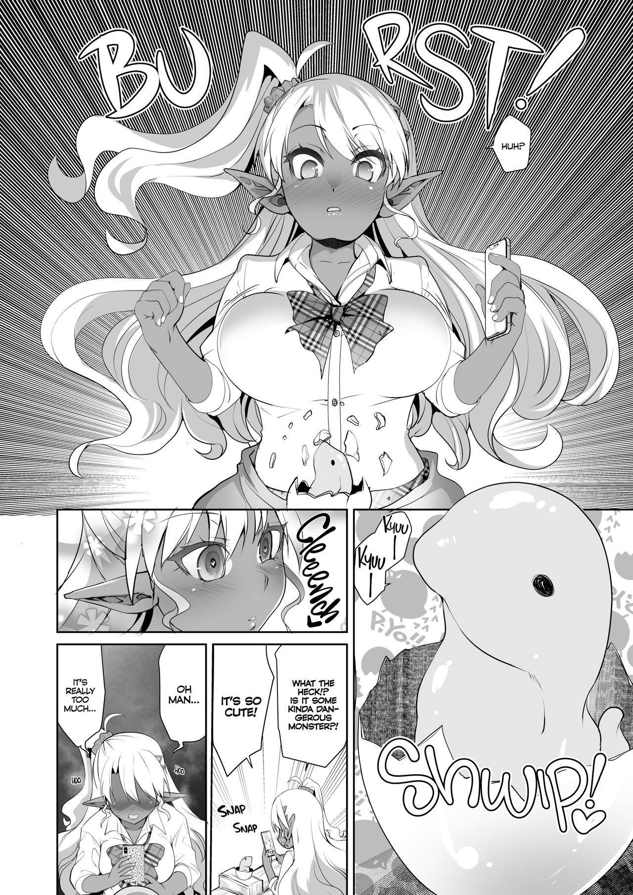 [Moon Night Kitten (Kouki Kuu)] JK Dark Elf Shokushu o Kau! | Dark Elf Schoolgirl Raises Tentacles [English] {2d-market.com} [Decensored] [Digital]