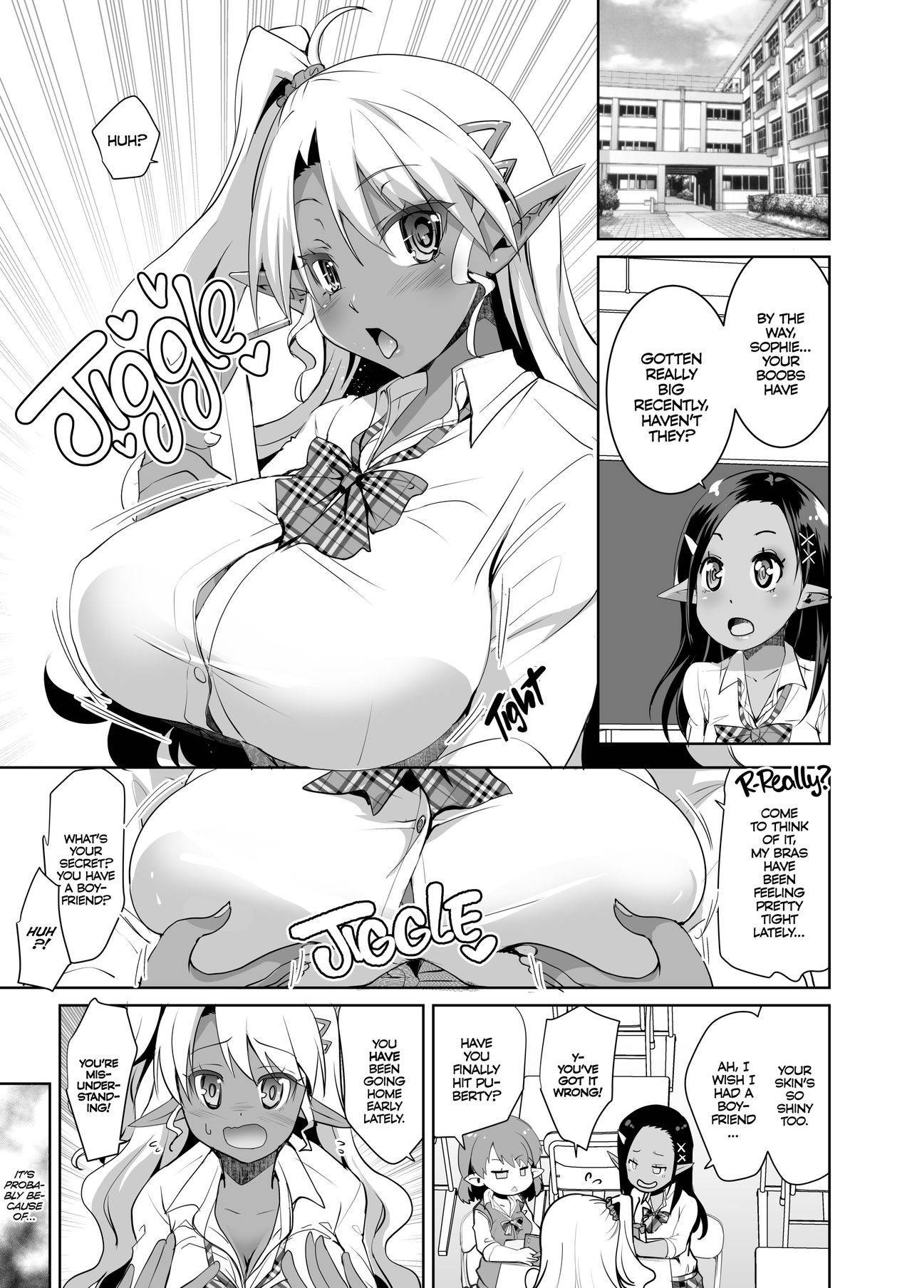 [Moon Night Kitten (Kouki Kuu)] JK Dark Elf Shokushu o Kau! | Dark Elf Schoolgirl Raises Tentacles [English] {2d-market.com} [Decensored] [Digital]