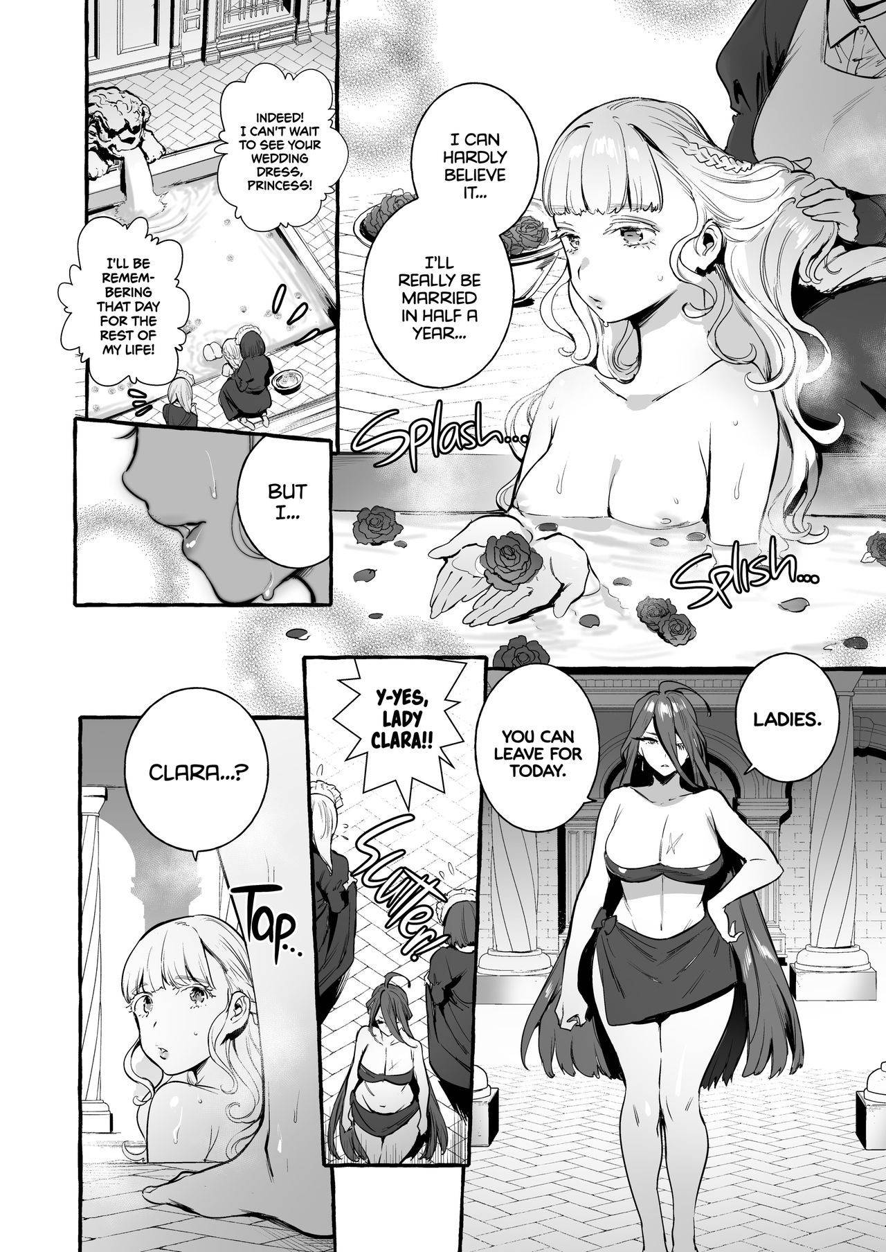 [Hibon (Itami)] Ochinpo Onna Knight to Shojo Hime | Lady Cock Knight and Her Princess [English] {2d-market.com} [Decensored] [Digital]