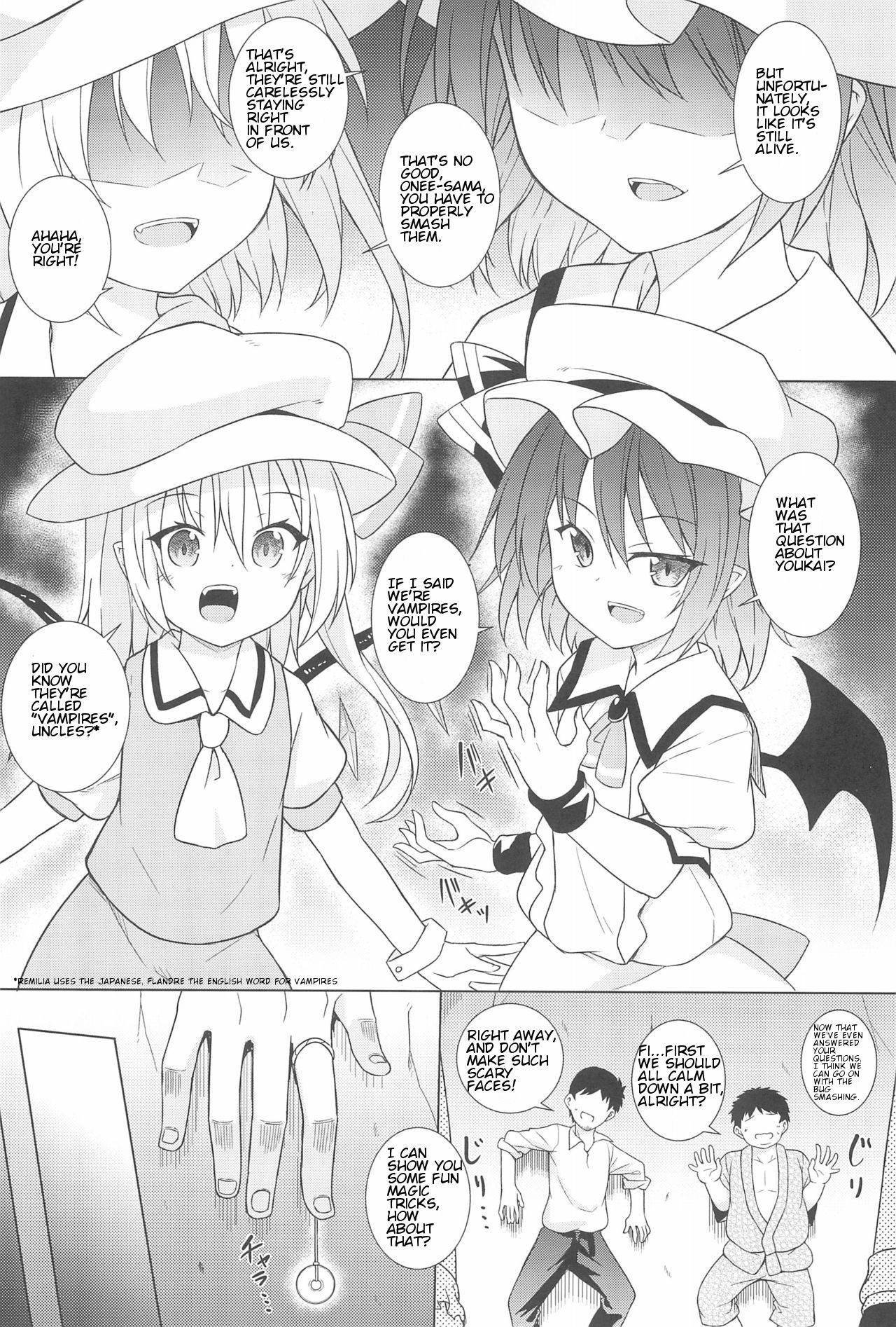 (C95) [Tonzura Douchuu (Kazawa)] Saimin Flan | Hypnotised Flan (Touhou Project) [English]