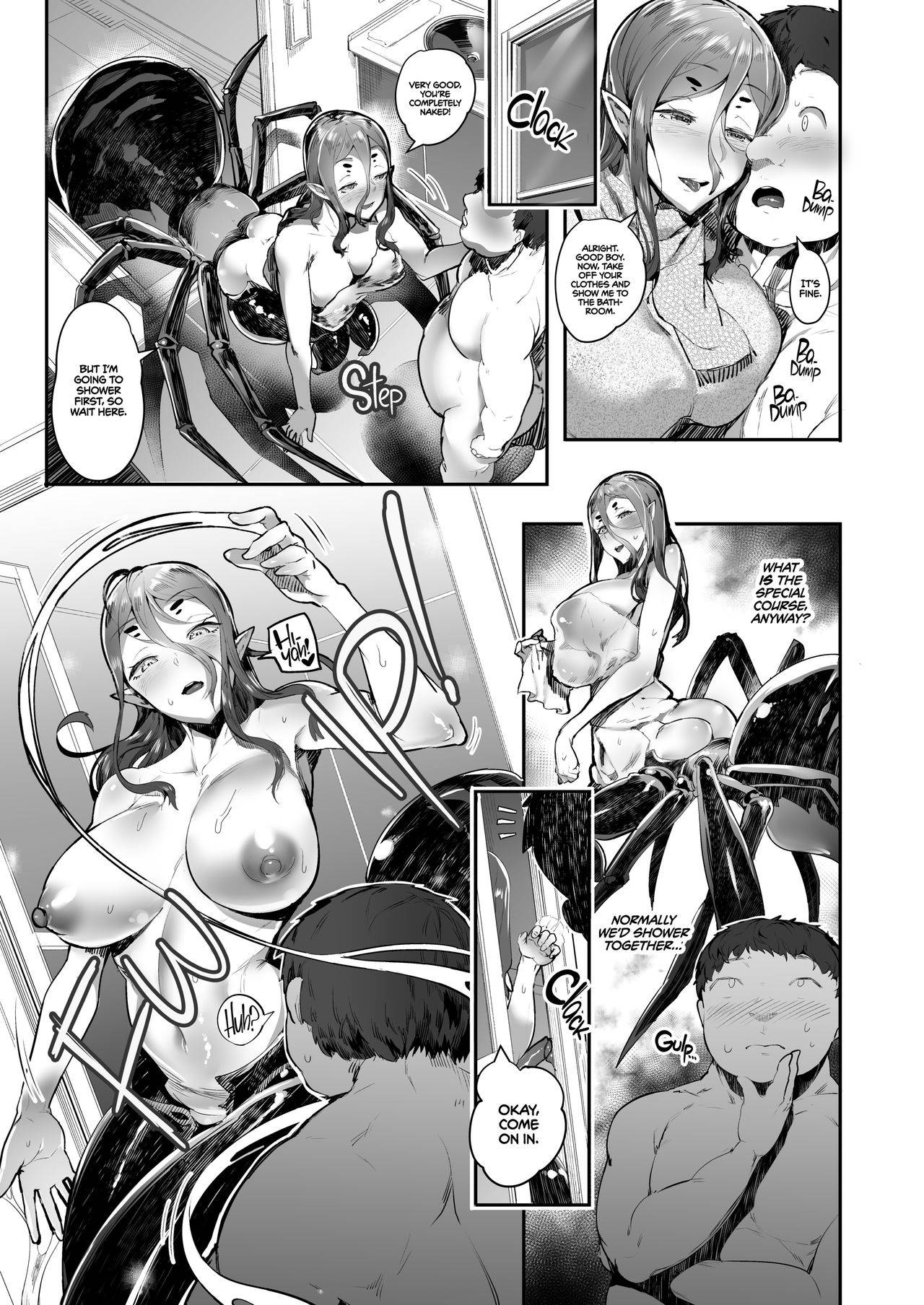 [AHOBAKA (aho)] Arachne-san ni Dakarechaimashita | Embraced By Arachne [English] {2d-market.com} [Decensored] [Digital]