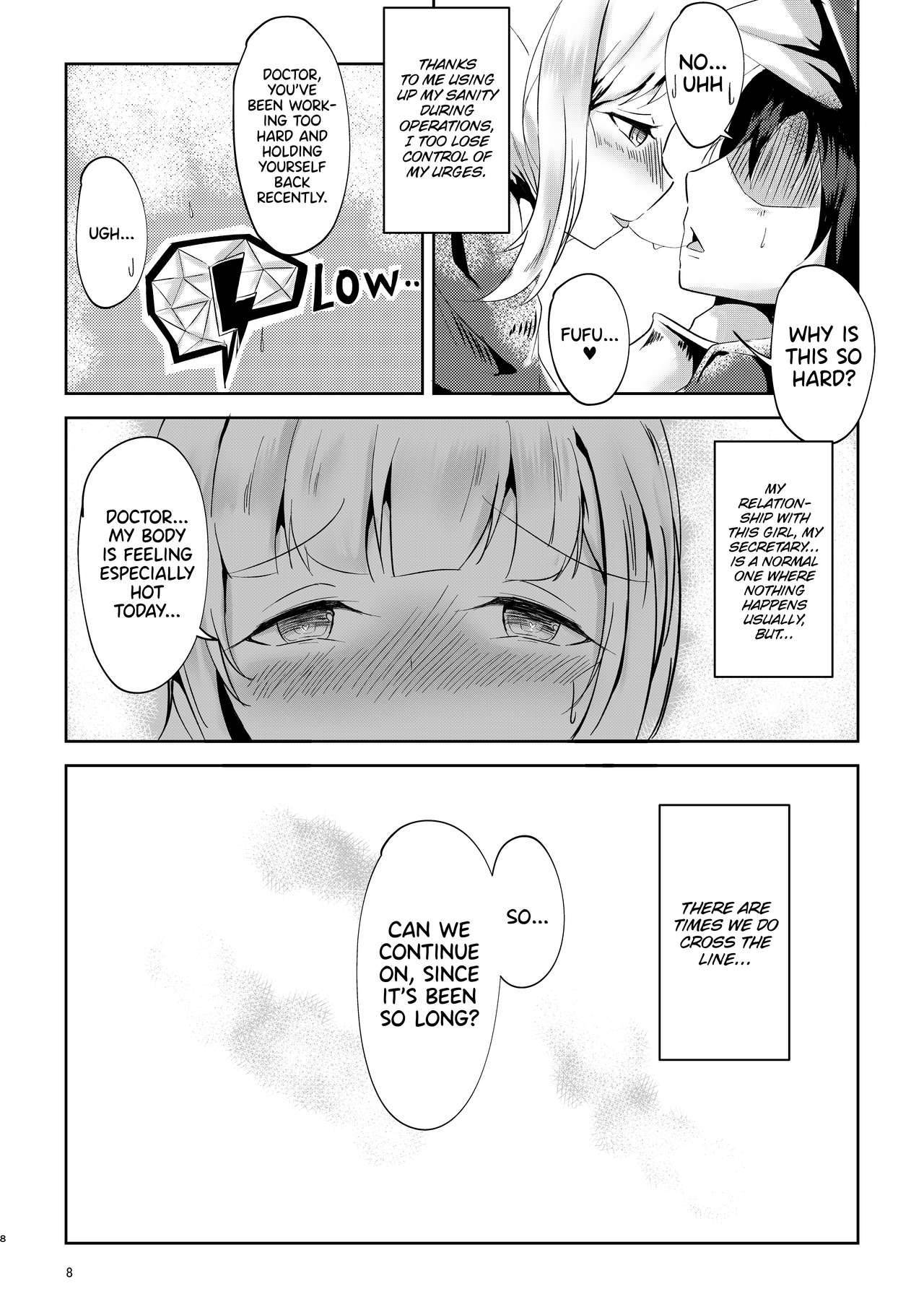 [Shachi (Kokihanada)] Majime (?) na Kanojo no Souai Bolt | The Blue Love Bolt of a Serious (?) Girl (Arknights) [English] [UncontrolSwitchOverflow]