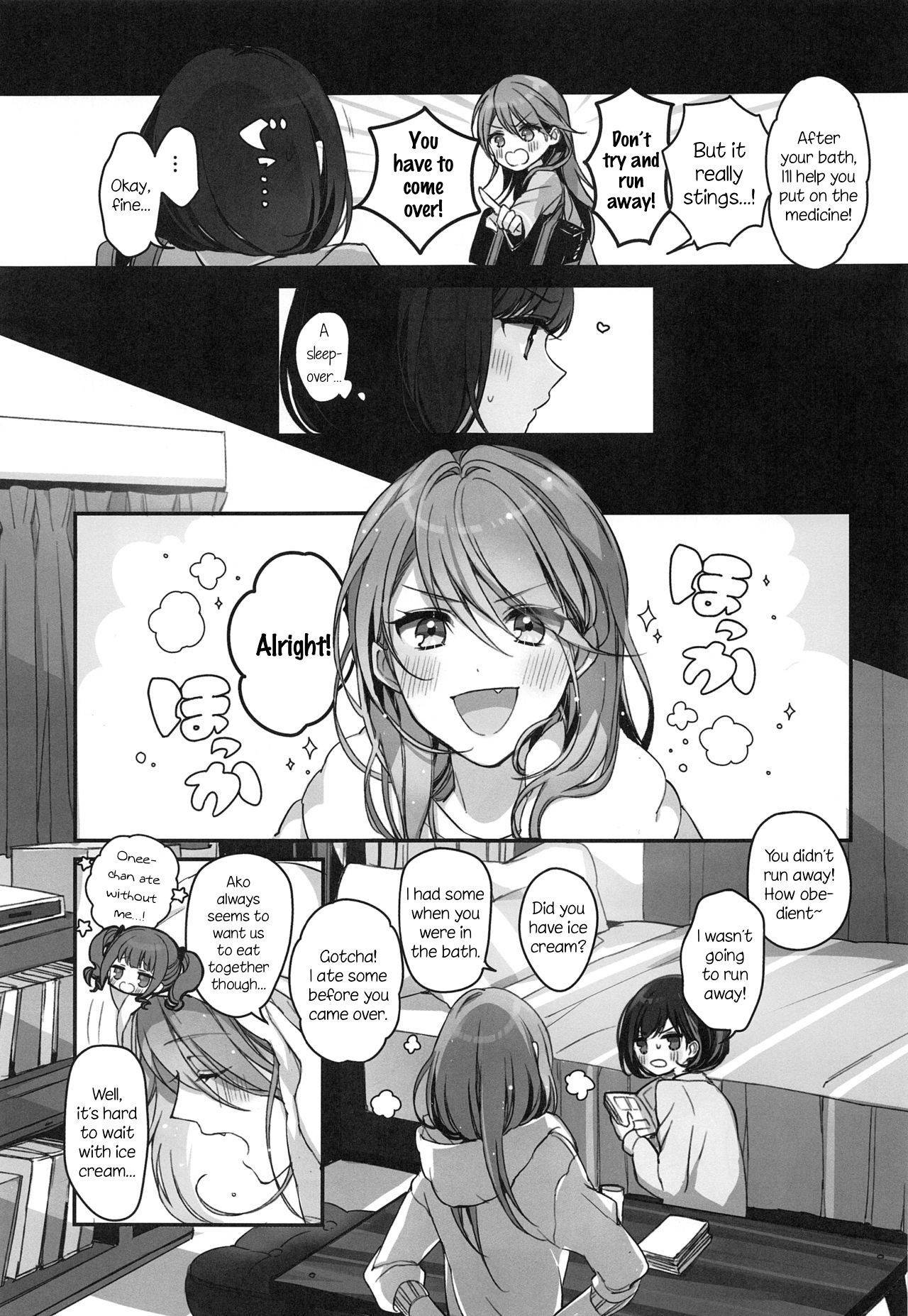 (C97) [Spangle Opera (Mamaloni)] Okusuri Nureta Ne (BanG Dream!) [English] [night heron]