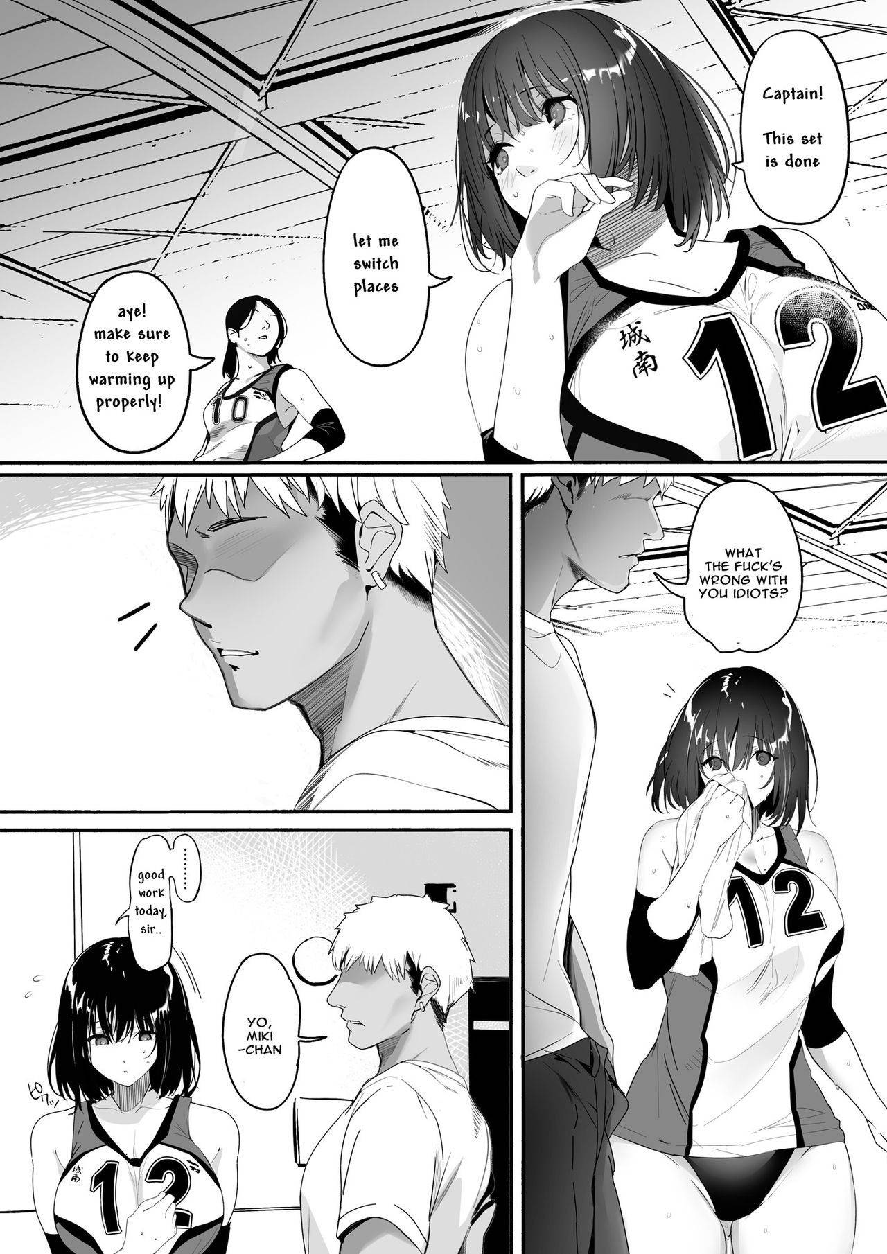 [Kansai Gyogyou Kyoudou Kumiai (Marushin)] Koushinchou Volley-bu no Seisokei Kanojo ga Senpai no Mono ni Natte Shimau Ichibushijuu [English] [Digital]