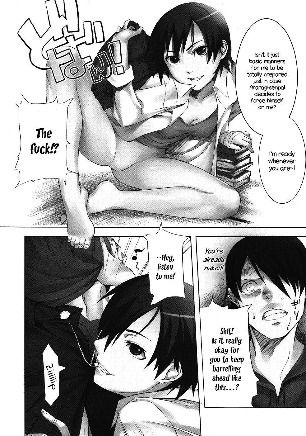 (SC49) [Honnou to Yokubou no Gyuutan (Yorisuke)] Kanbaru-san to | With Ms. Kanbaru (Bakemonogatari) [English] [EHCOVE]