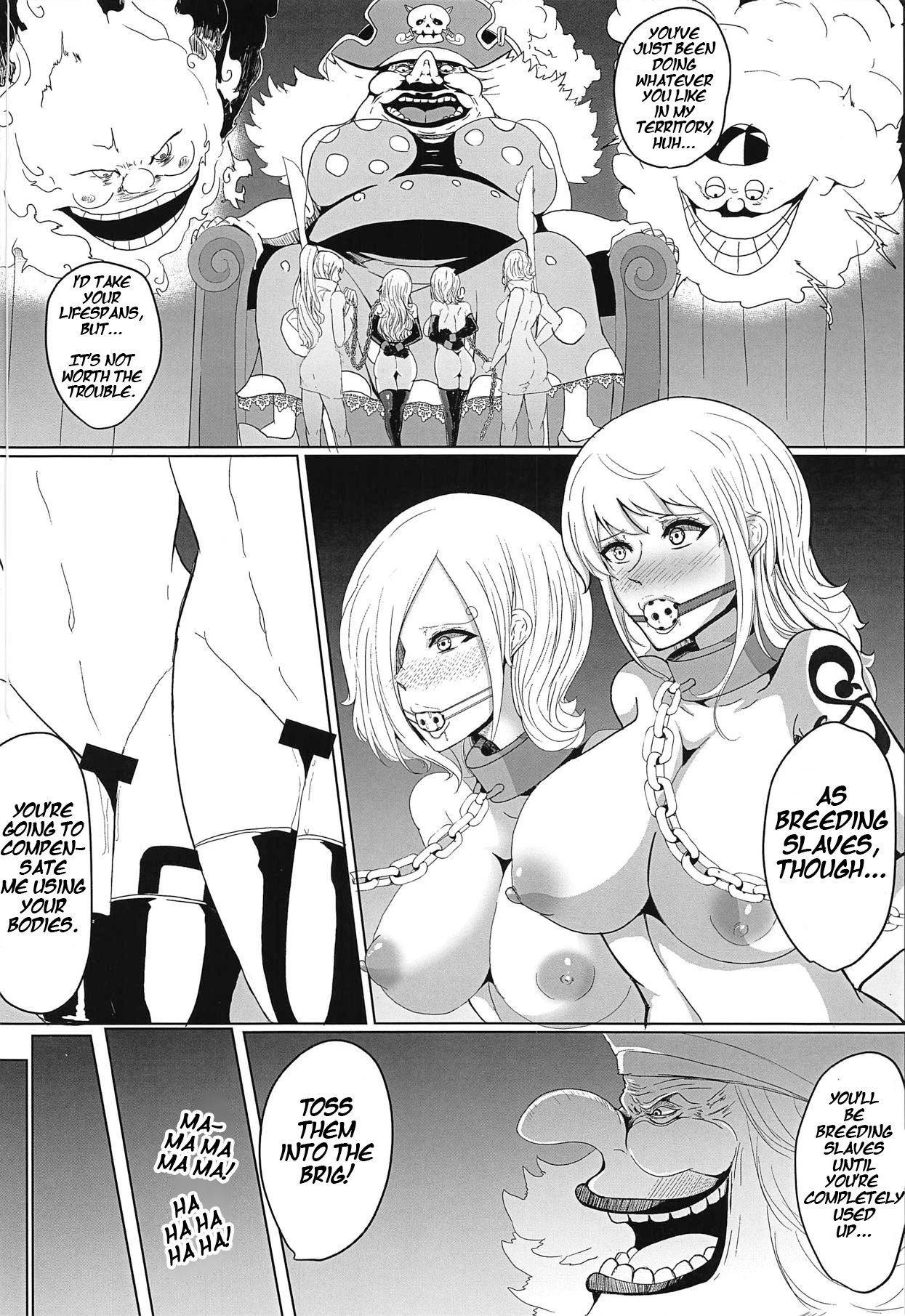 (C95) [Saketanuki no Kakushigura (Saketanuki)] Ochita Chou ~Smoothie Choukyou Hen~ | Fallen Butterfly ~Smoothie Training Chapter~ (One Piece)