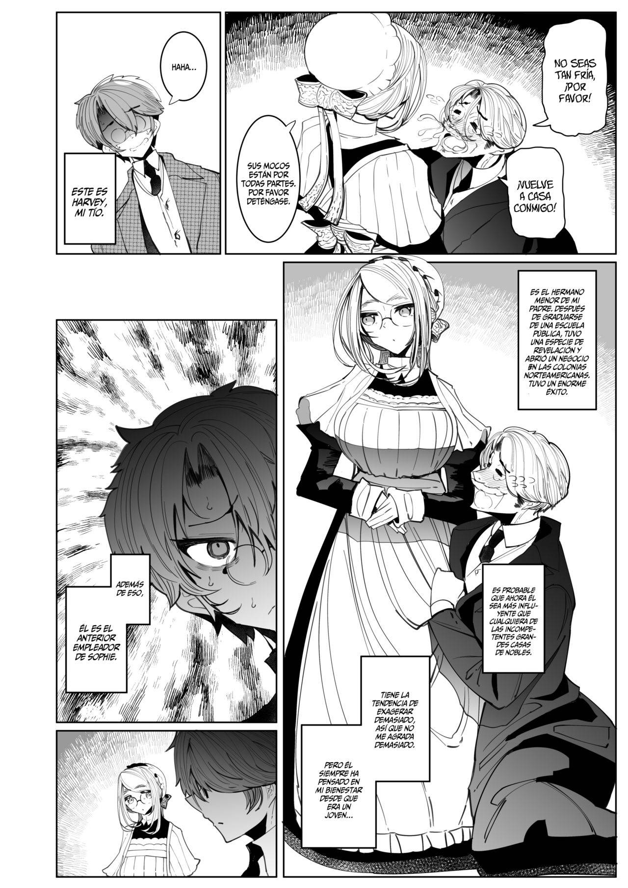 [Metro Notes (Tsumetoro)] Shinshi Tsuki Maid no Sophie-san 4 | La doncella del Caballero Sophie 4 [Spanish] [ChocolaScan] [Decensored] [Digital]