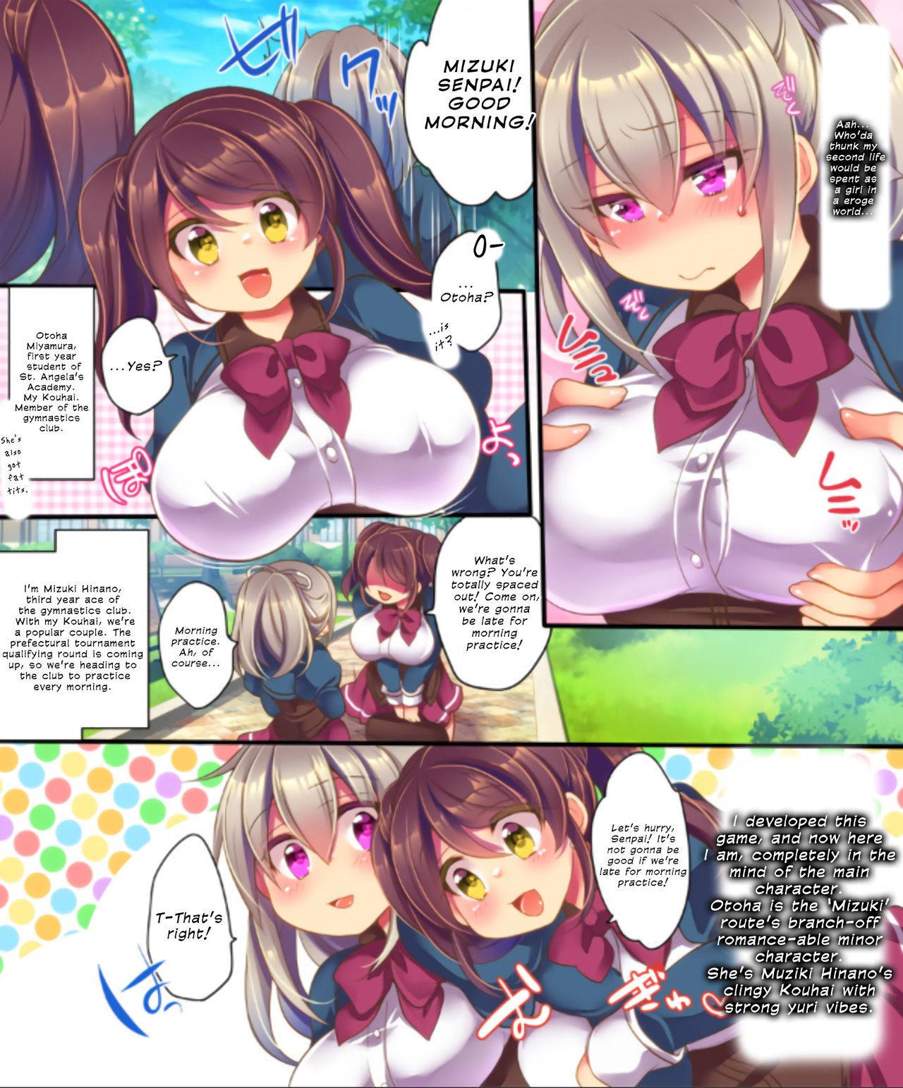 [Ue ni aru Mikan (Reitou Mikan)] Saimin Choukyou Eroge no Heroine ni Tensei-shite shimatta Ore wa Kouryaku-sarezu ni Nigekiritai! | Reborn as a Heroine in a Hypnosis Mindbreak Eroge: I Need to Get Out of Here Before I Get Raped! [English] {defski}